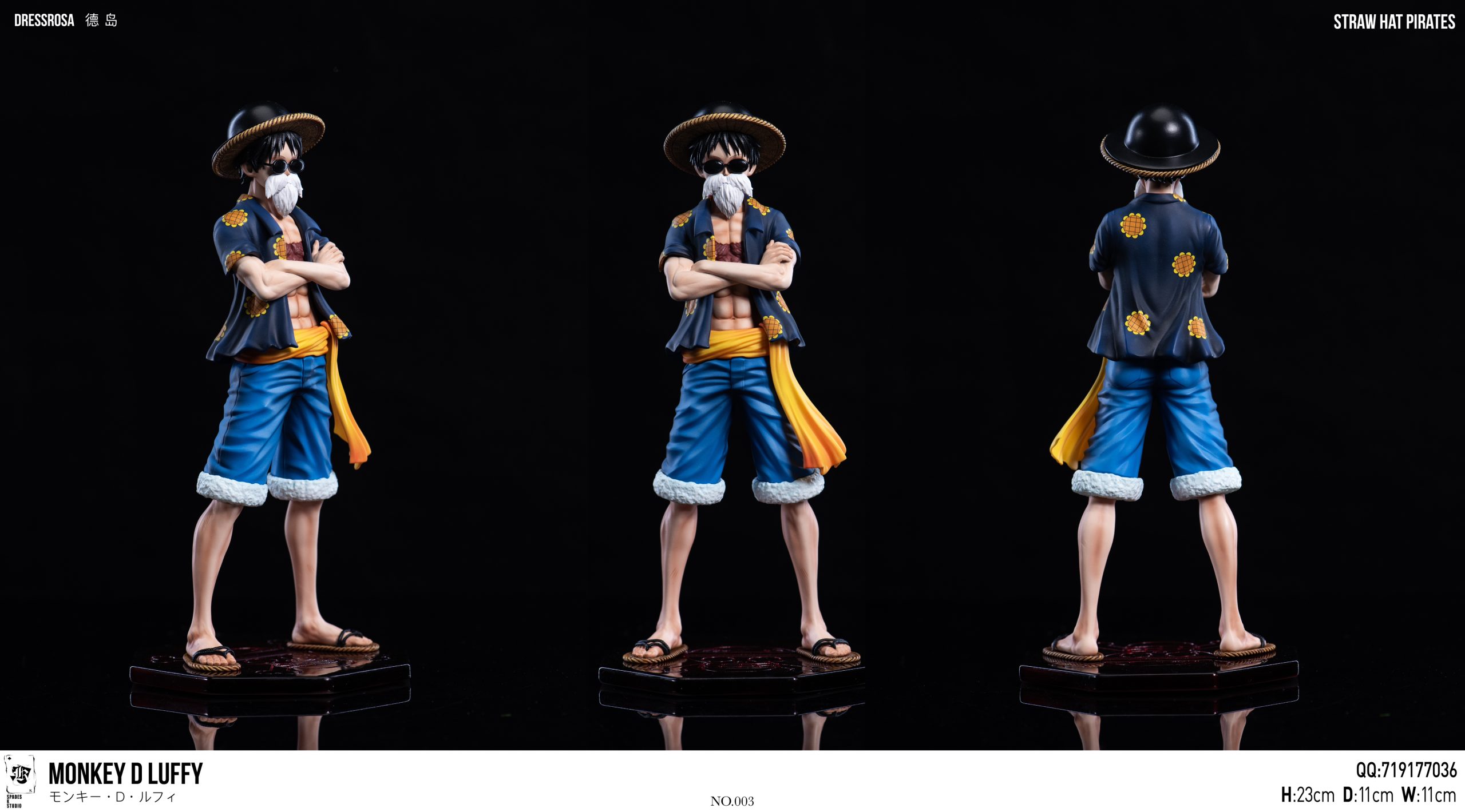 SPADES K Studio - One Piece Straw Hat Resonance Series Third Round All Costumes Project First Round Monkey D. Luffy