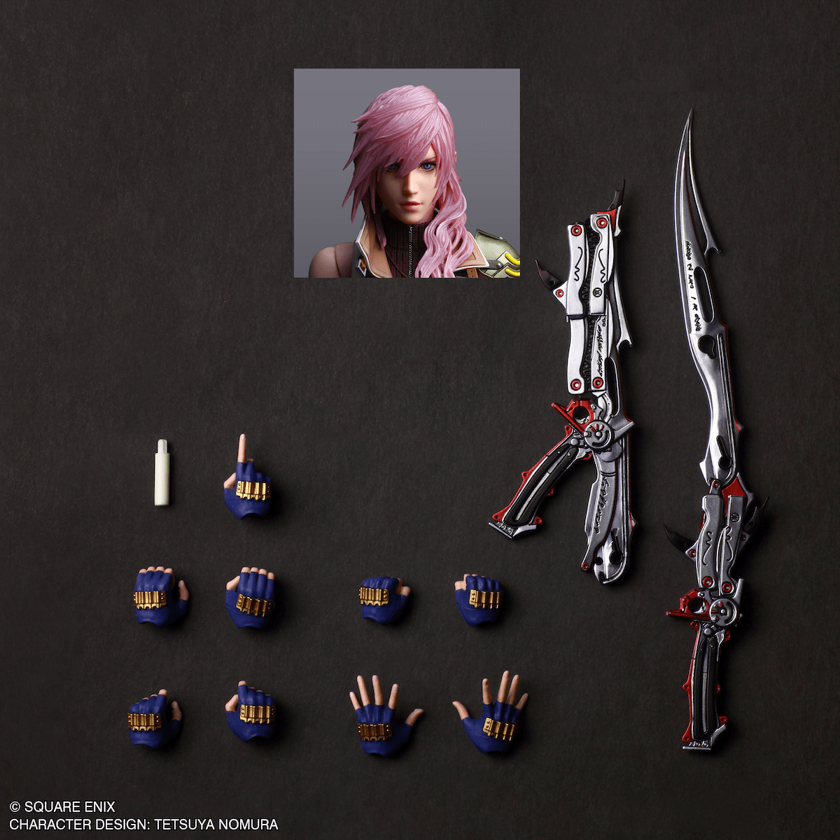 SQUARE ENIX - Final Fantasy XIII PLAY ARTS SHIN Lightning (Licensed)