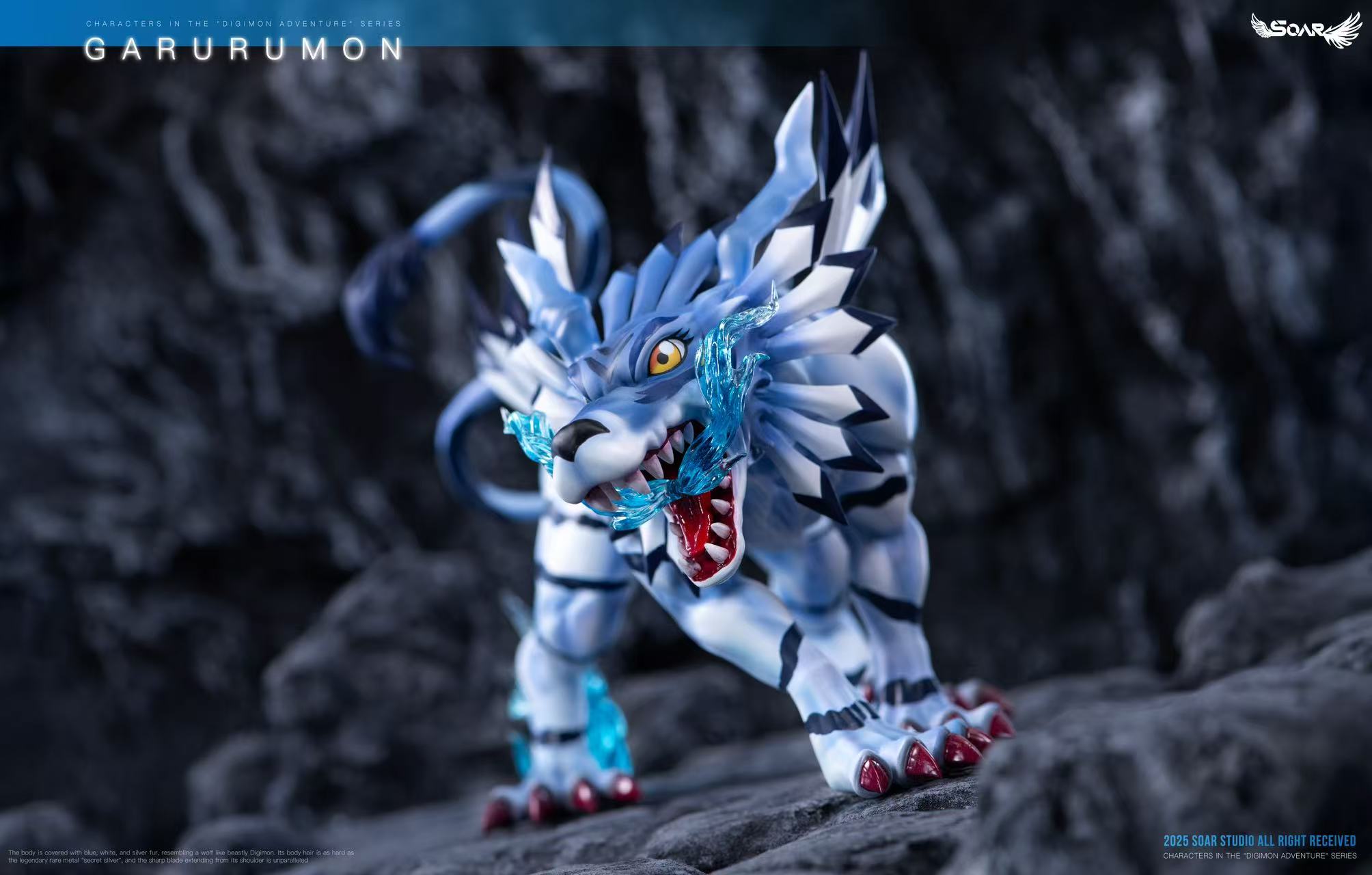 Soar Studio - Digimon Illustrated Series Garurumon