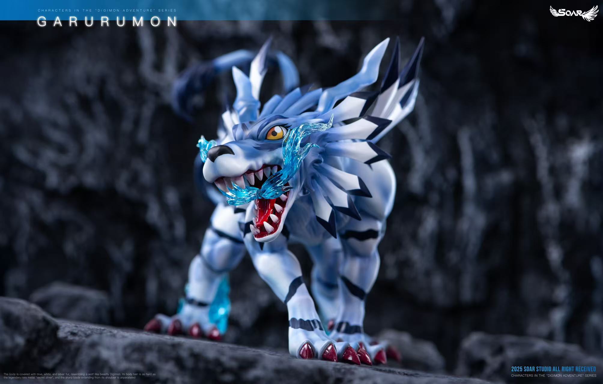 Soar Studio - Digimon Illustrated Series Garurumon