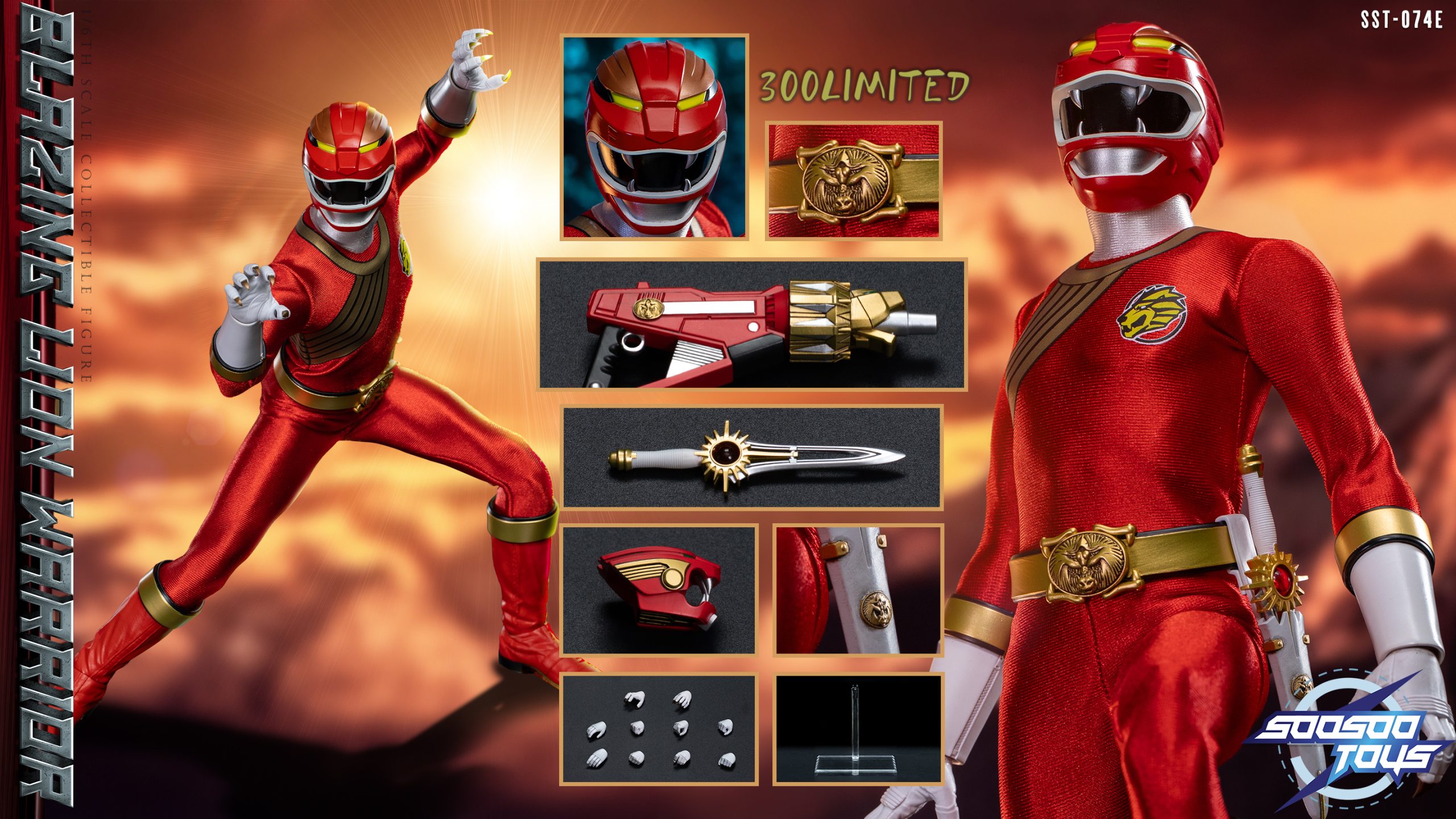 Soosootoys Studio - Sentai Series SST074E Blazing lion warrior