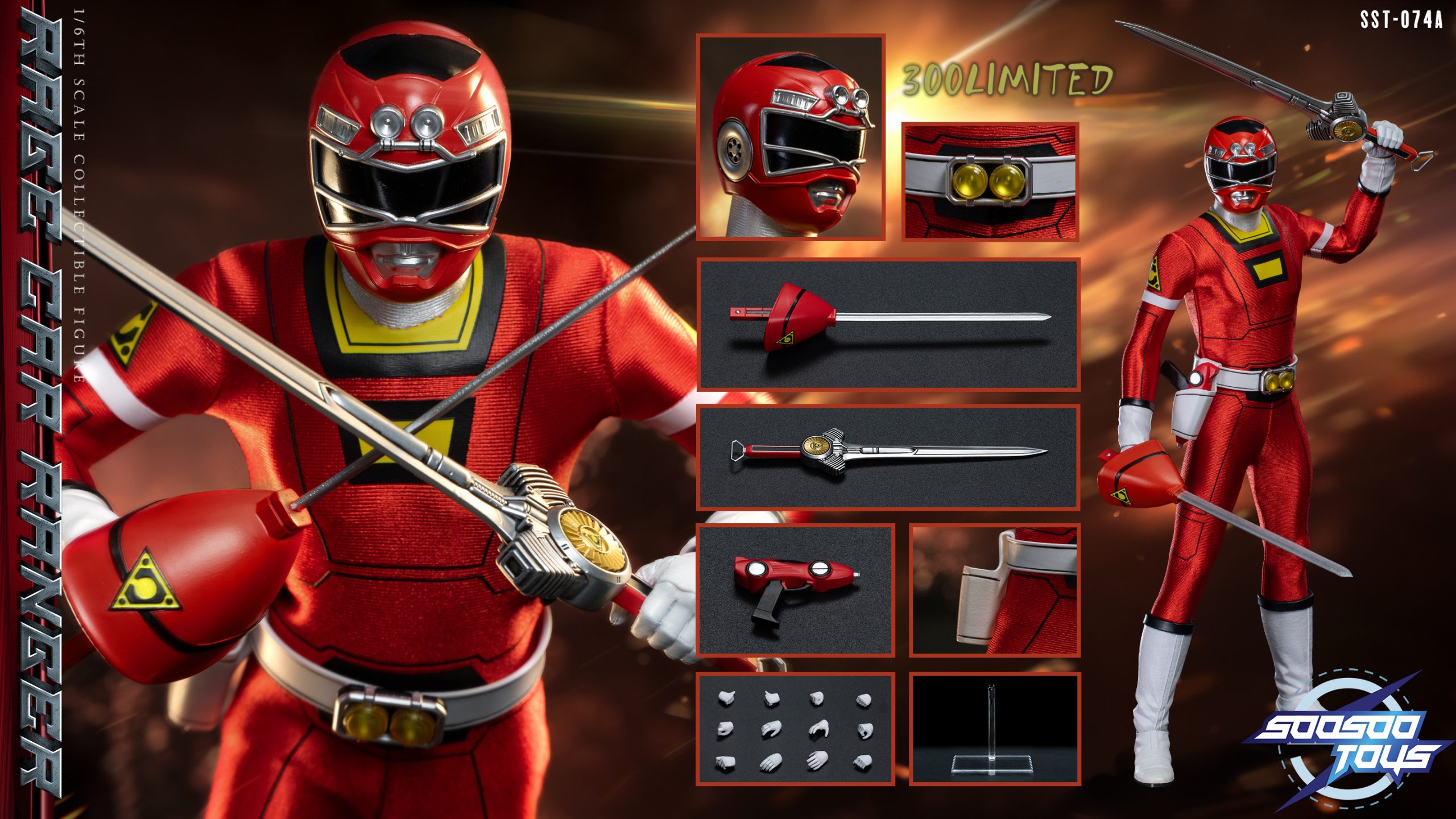 Soosootoys Studio - Super Sentai Series ST074A Rage car ranger