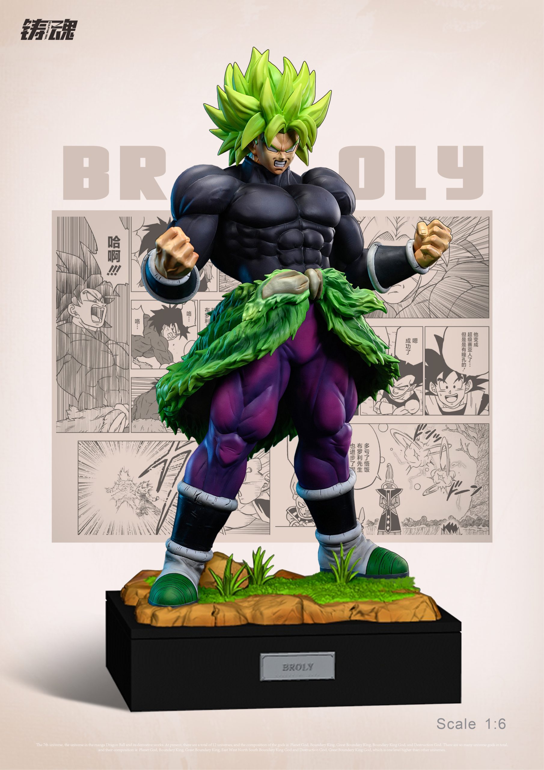 Sculpting Soul Studio - Super Warriors of Universe 7 (Goku, Vegeta, Gohan, Piccolo, Broly)