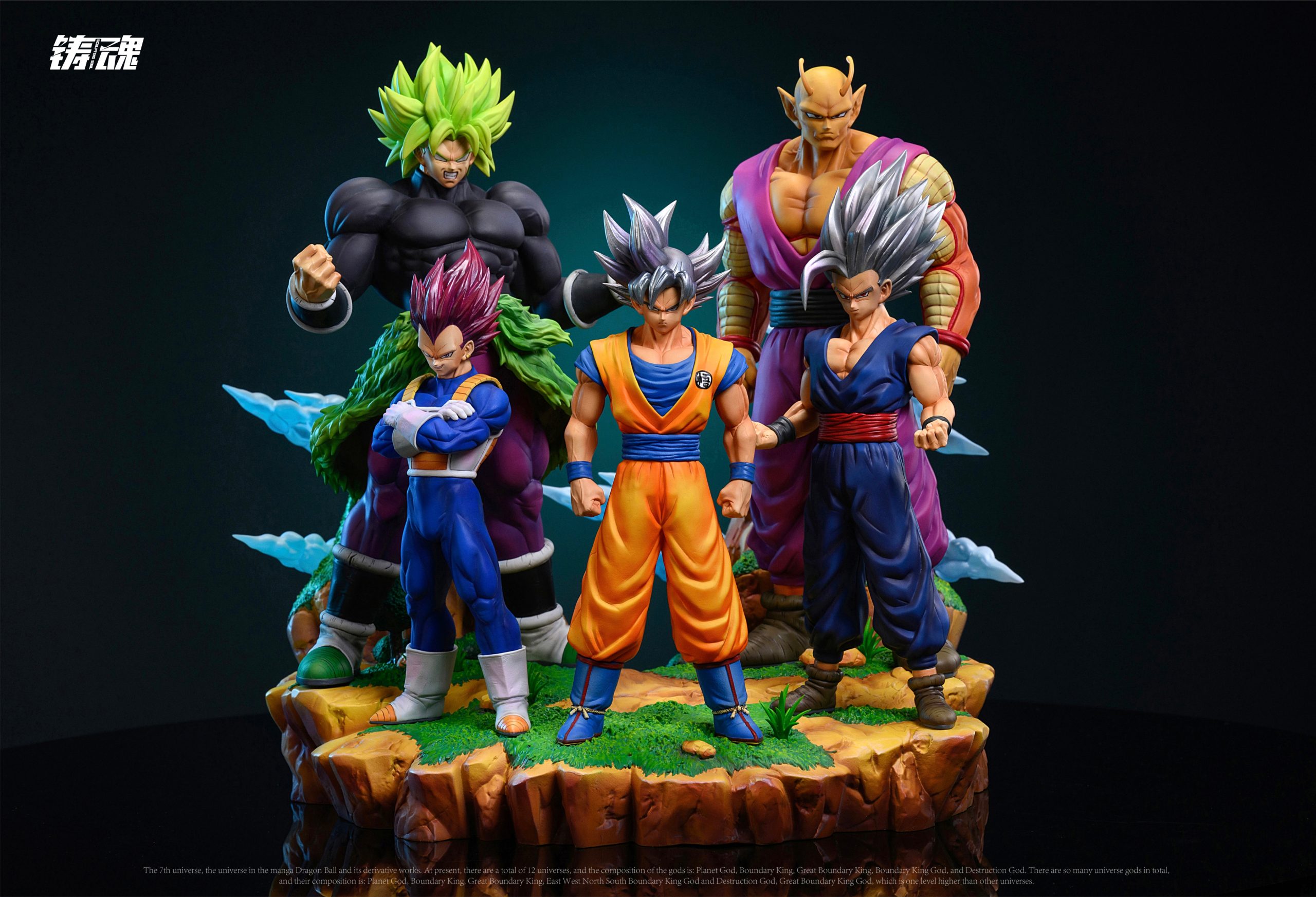 Sculpting Soul Studio - Super Warriors of Universe 7 (Goku, Vegeta, Gohan, Piccolo, Broly)