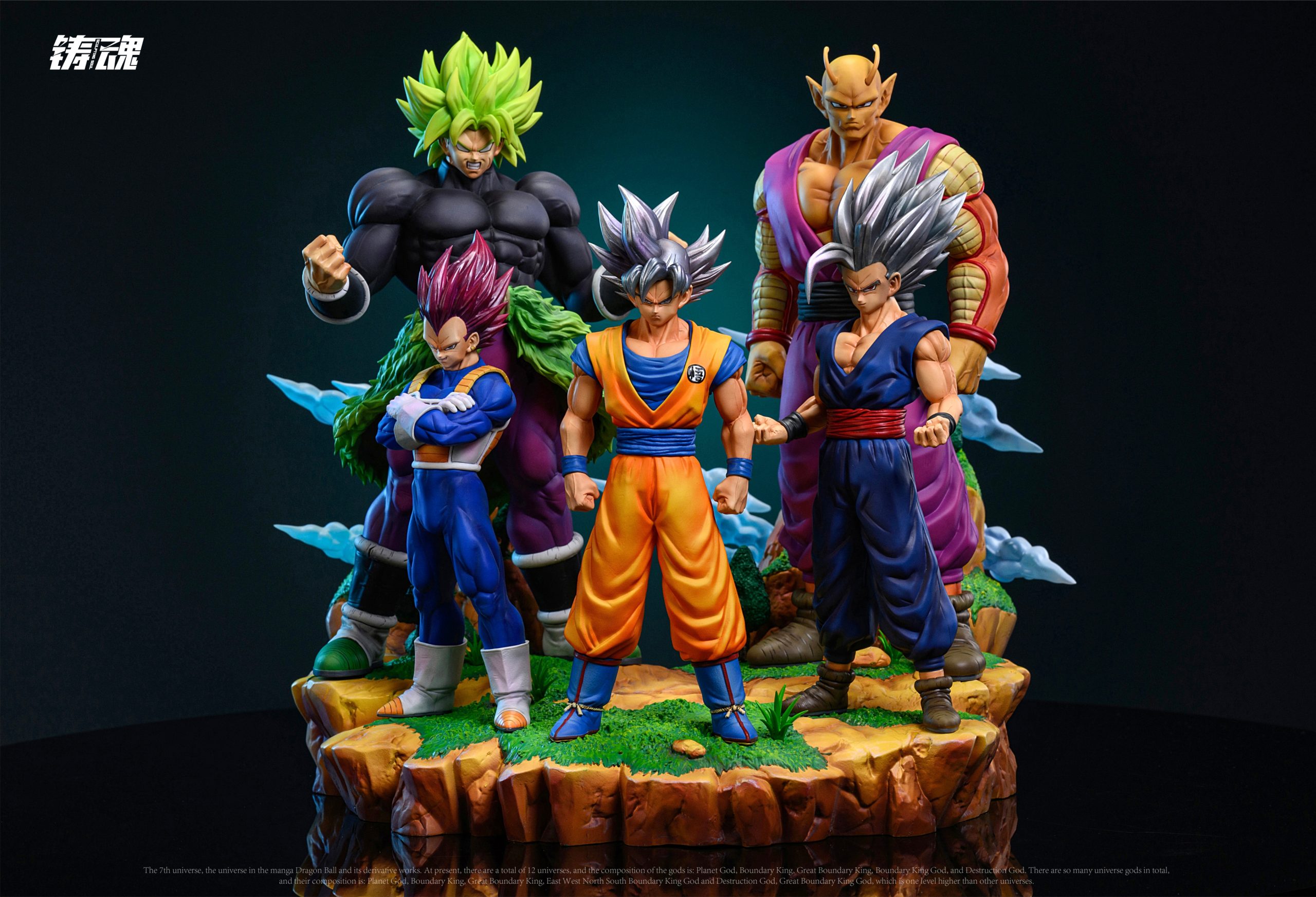 Sculpting Soul Studio - Super Warriors of Universe 7 (Goku, Vegeta, Gohan, Piccolo, Broly)