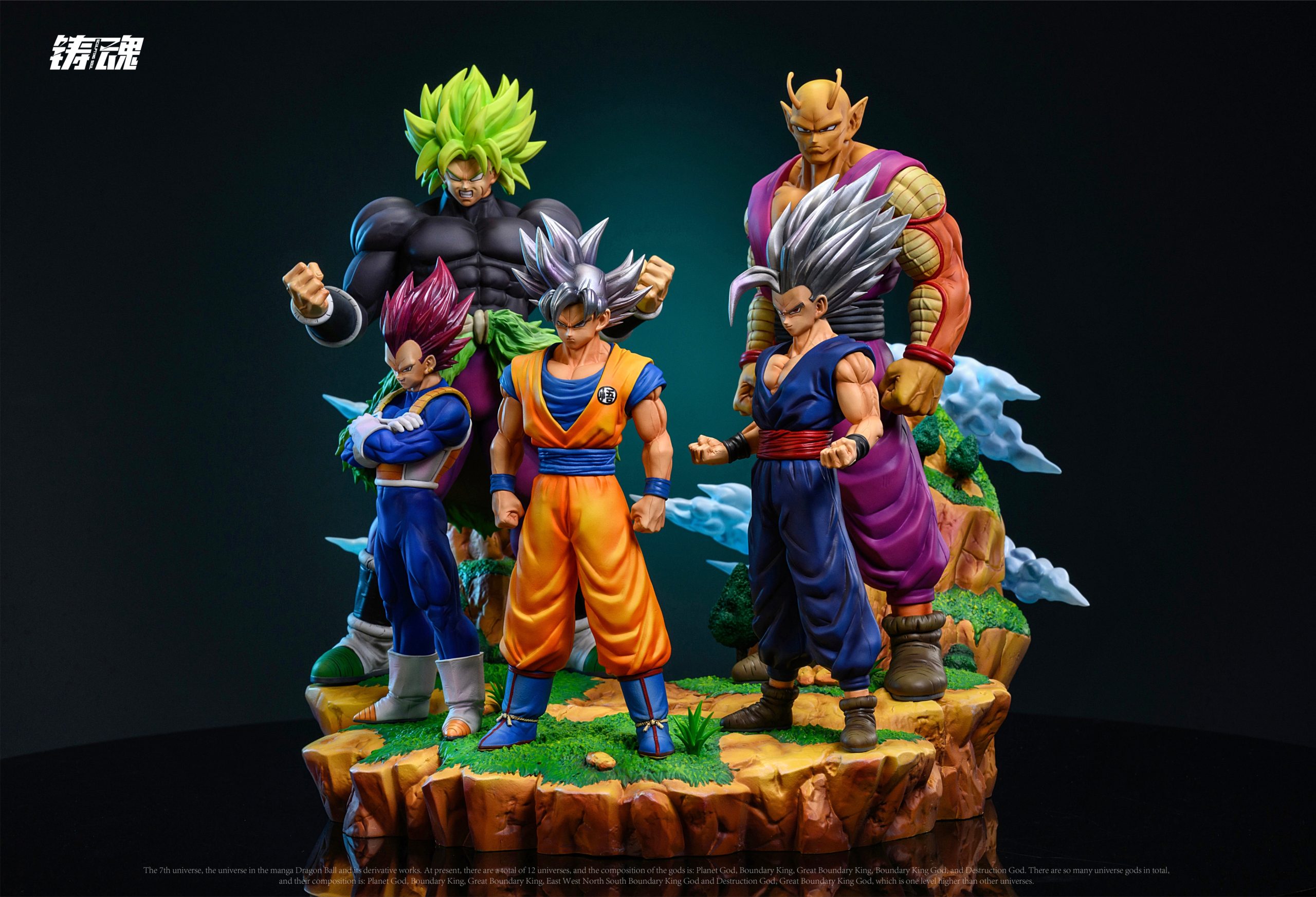 Sculpting Soul Studio - Super Warriors of Universe 7 (Goku, Vegeta, Gohan, Piccolo, Broly)