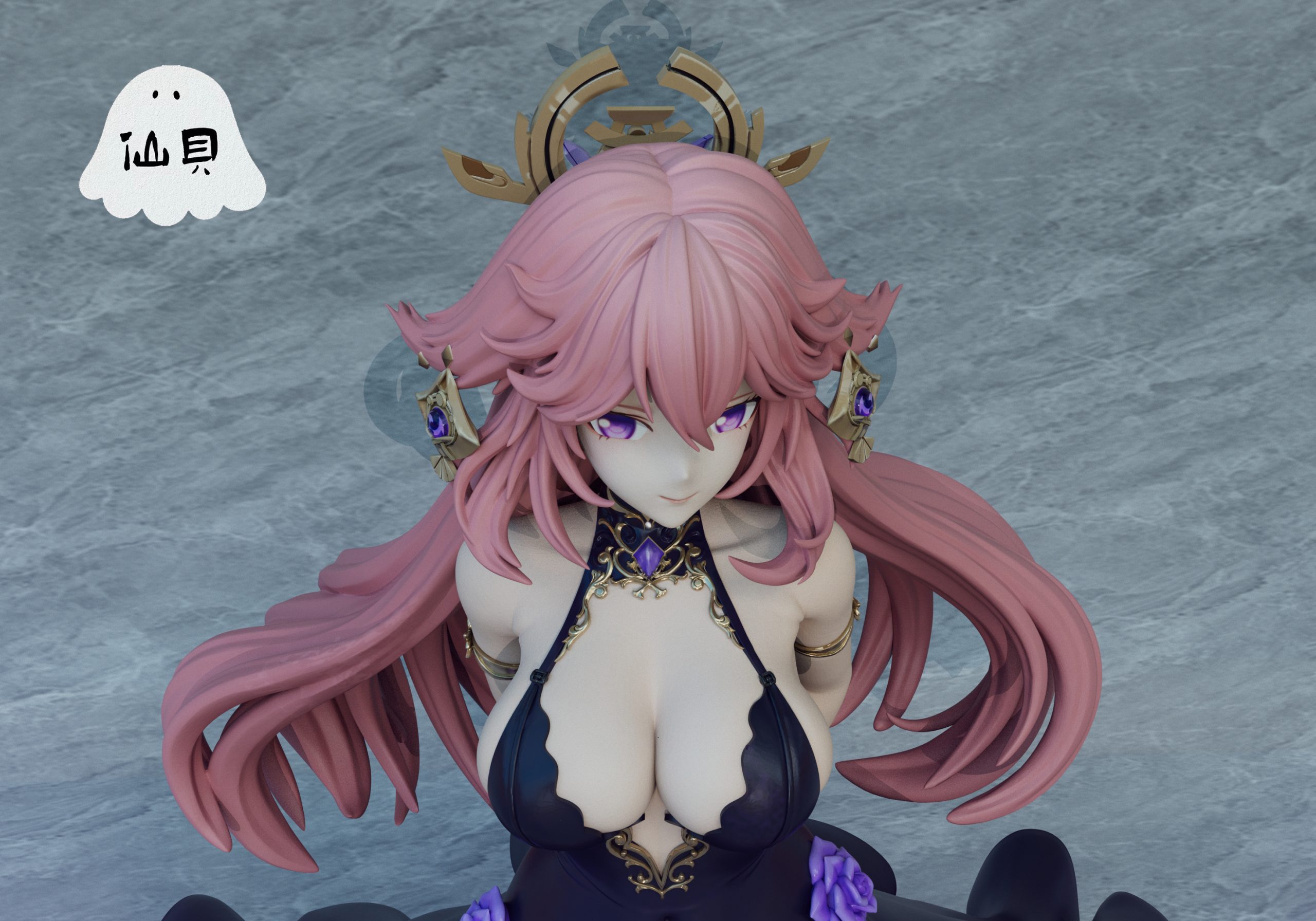 Shellfish Studio - Genshin Impact Evening Dress Series 1th Yae Miko