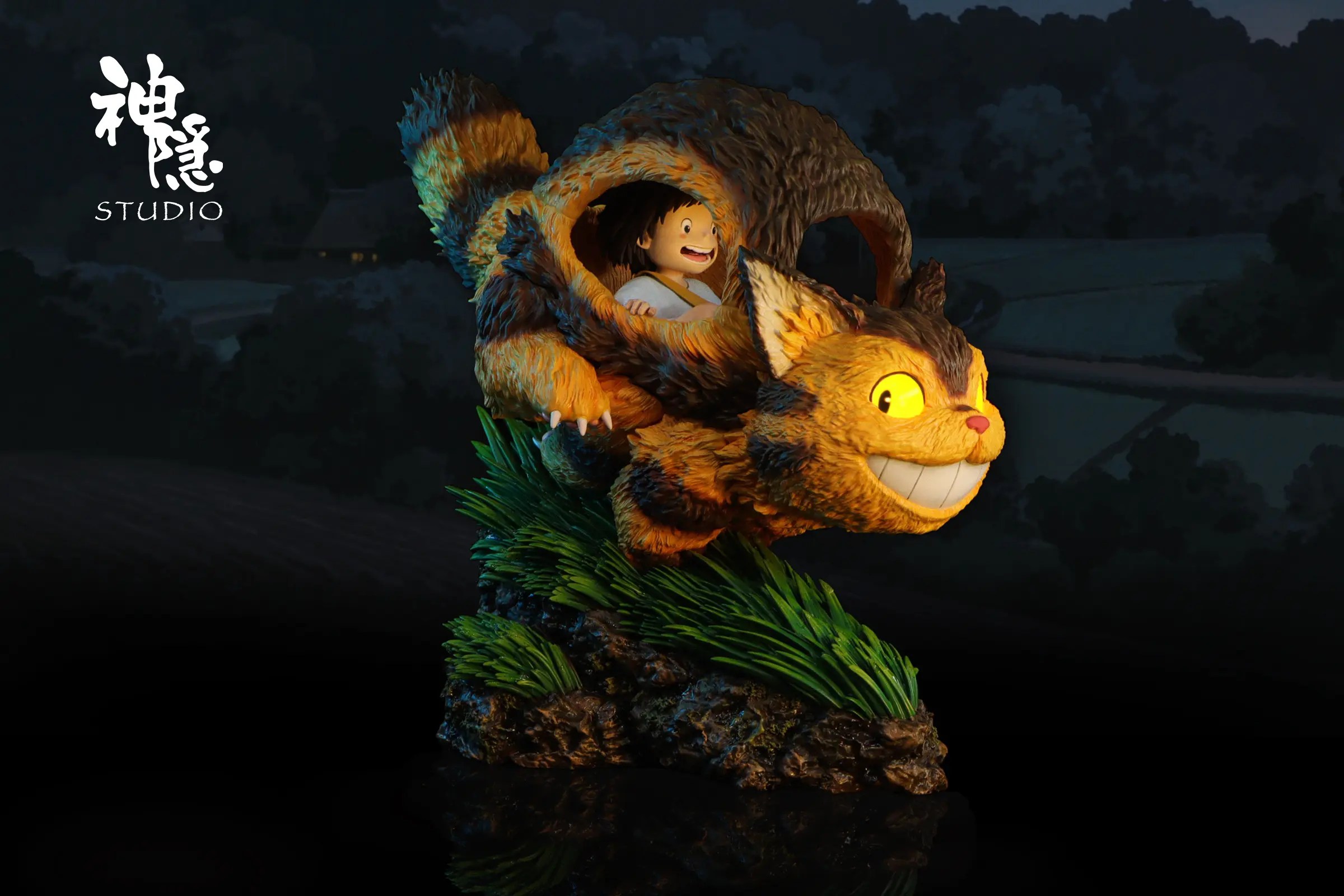 Shen Yin Studio - Mei and Kitten Bus My Neighbor Totoro