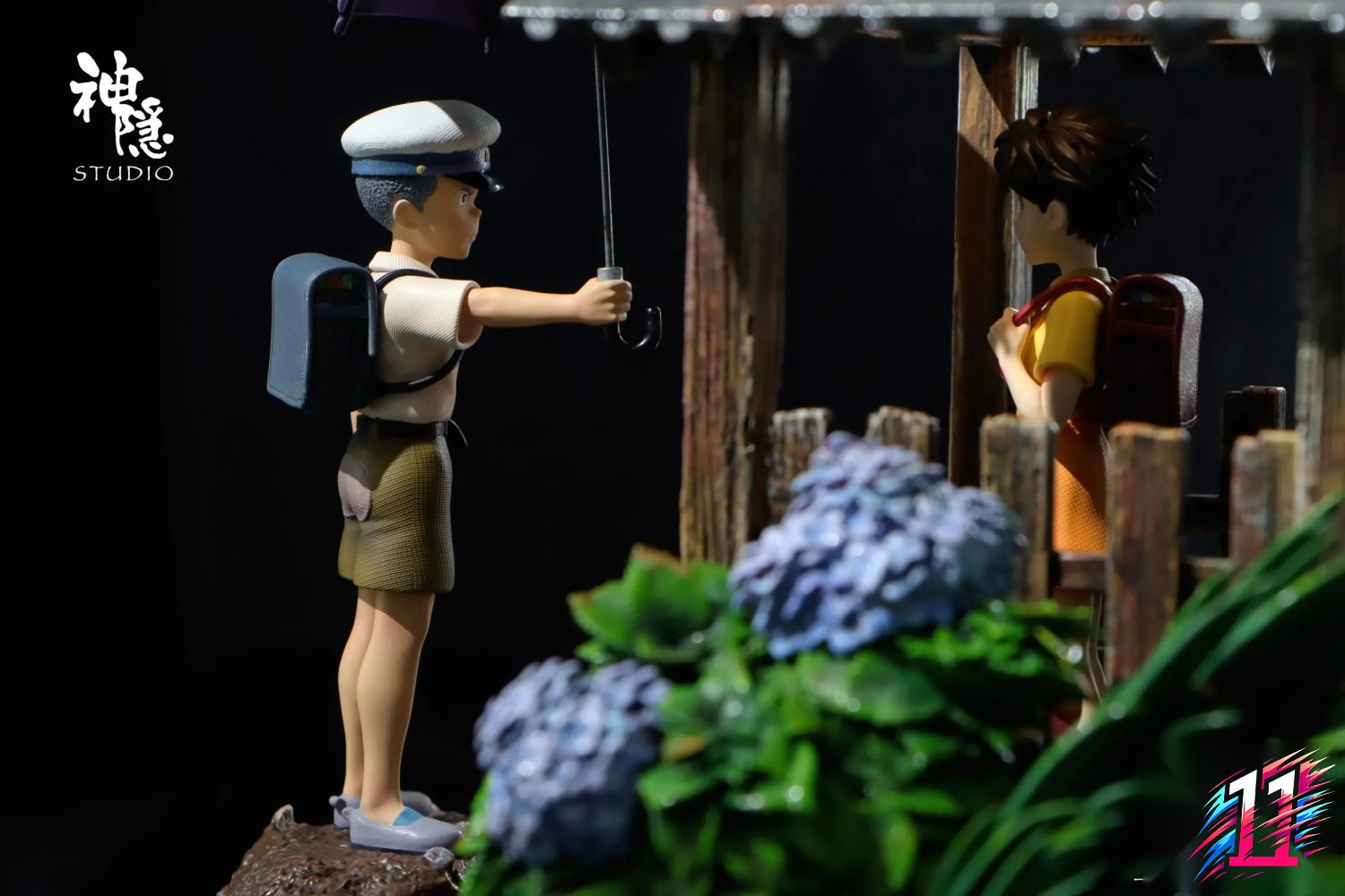 Shen Yin Studio - Silhouette Moment Series Tenderness in the Rain Veil My Neighbor Totoro