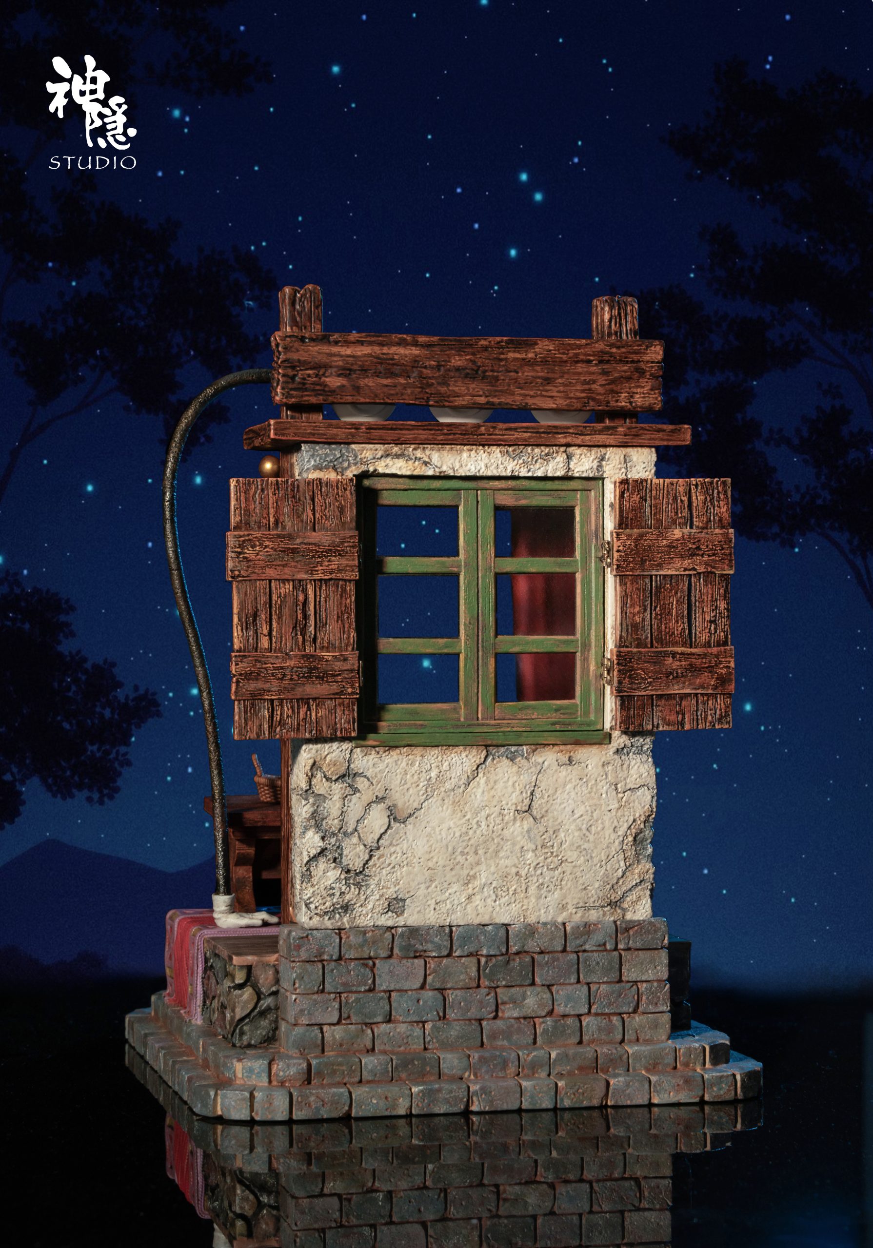 Shen Yin Studio - Spirited Away Silhouette Moment Series Spirited Away No-Face Man & Chihiro Ogino