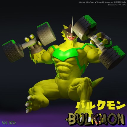 Shibadon Studio - Digimon Bulkmon Shibadon Studio - Digimon Bulkmon