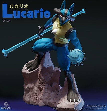 Shibadon Studio - Pok??mon Lucario Shibadon Studio - Pok??mon Lucario