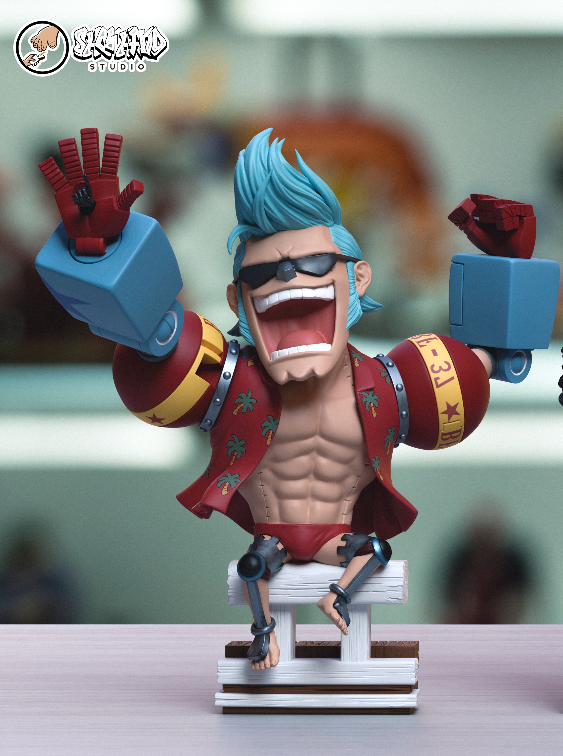 Showhand Studio - One Piece Straw Hat Pirates #last FRANKY & BROOK & Jinbe