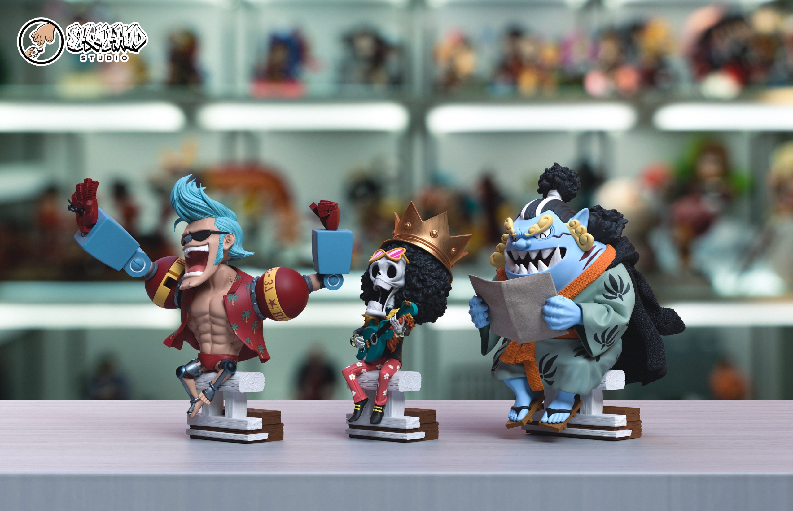 Showhand Studio - One Piece Straw Hat Pirates #last FRANKY & BROOK & Jinbe