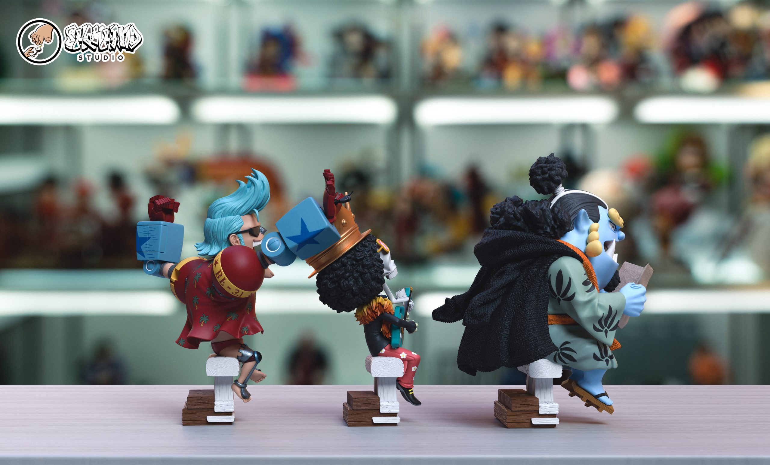 Showhand Studio - One Piece Straw Hat Pirates #last FRANKY & BROOK & Jinbe