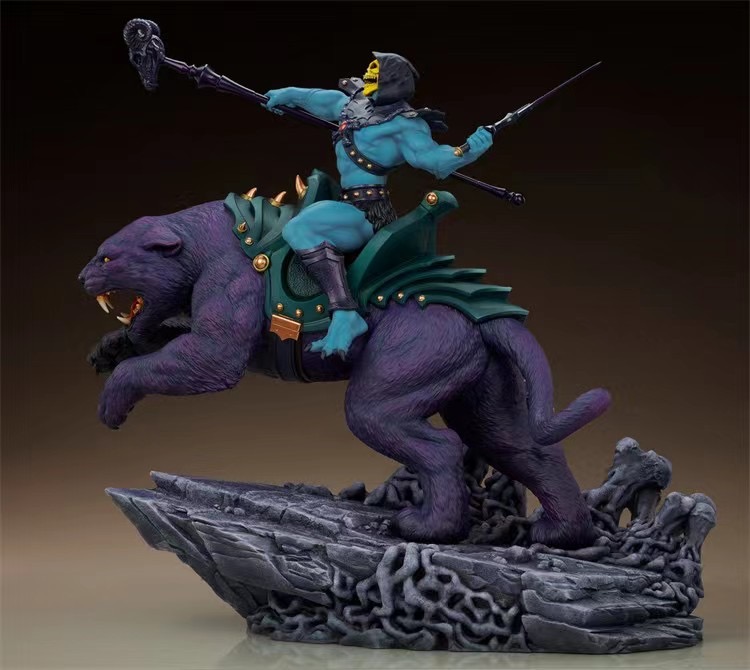 Sideshow Studio & Tweeterhead Studio – He-Man and the Masters of the Universe Skeletor and Mount