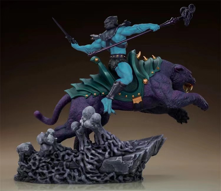 Sideshow Studio & Tweeterhead Studio – He-Man and the Masters of the Universe Skeletor and Mount