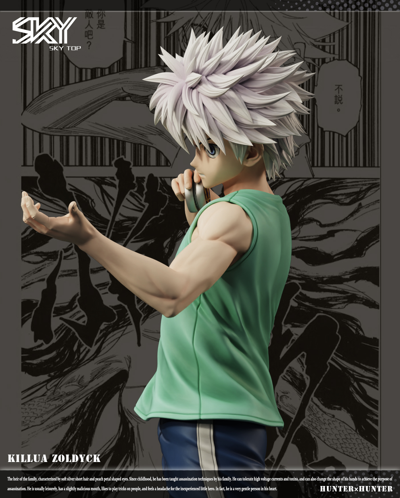Sky Top Studio – Hunter x Hunter Killua Zoldyck - elevenGK Anime