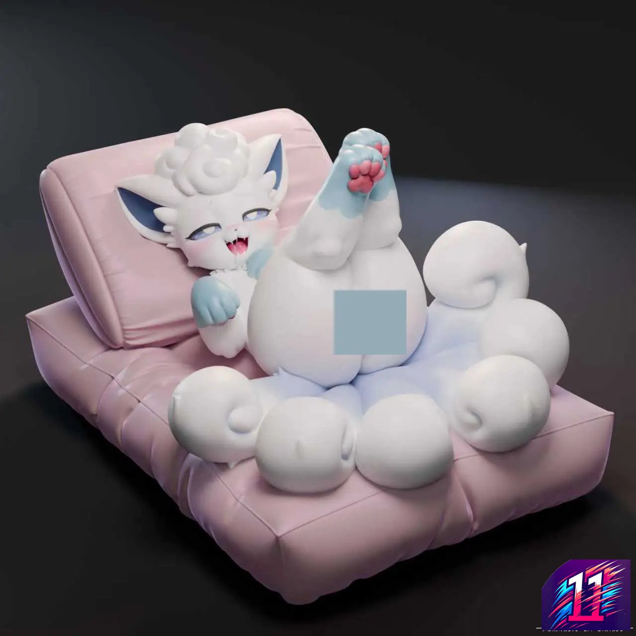 Spirit Demon Studio - Alola Region Vulpix Pokémon