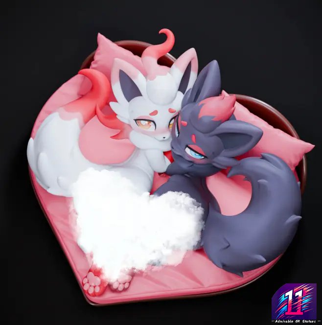 Spirit Demon Studio - Black and White Zorua Pokémon