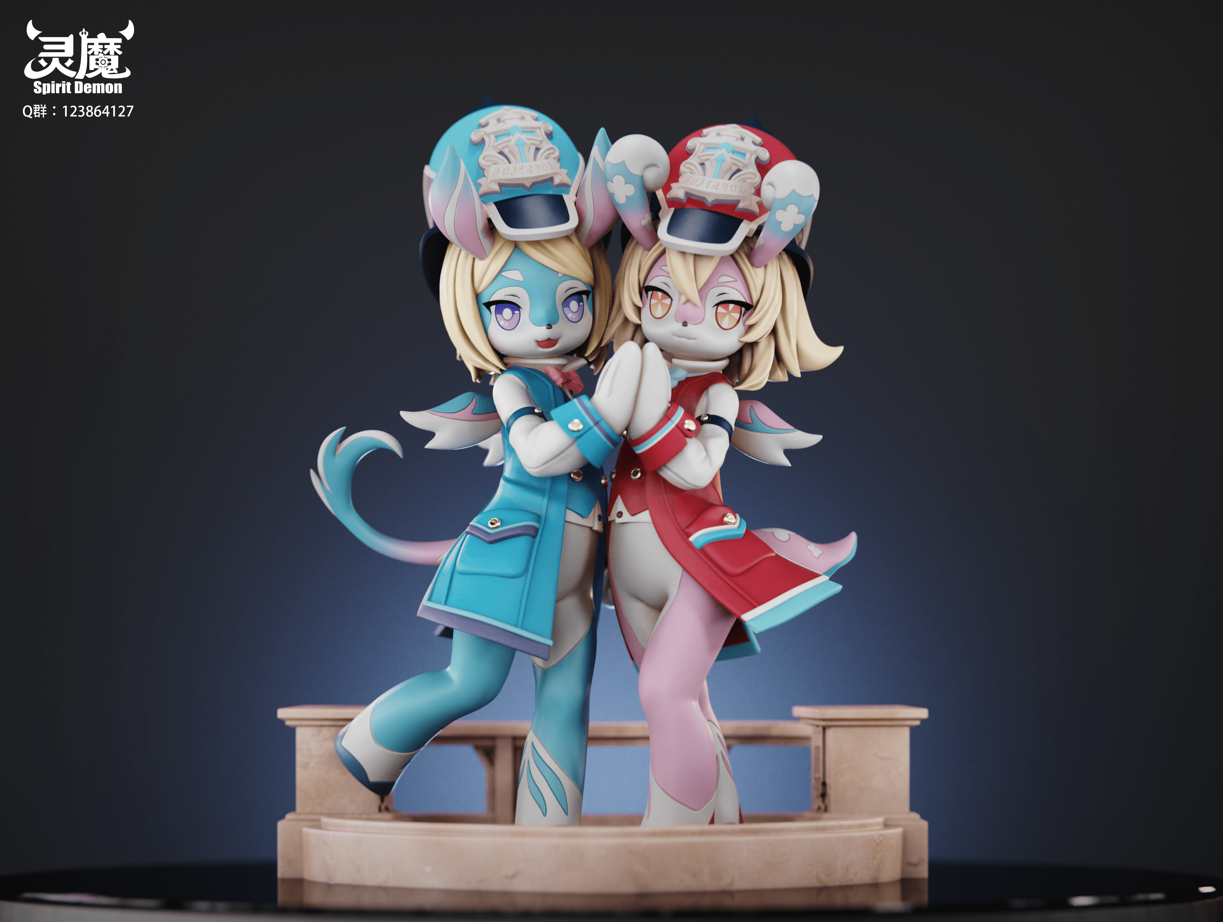 Spirit Demon Studio - Genshin Impact Melusine Oufini & Aibel