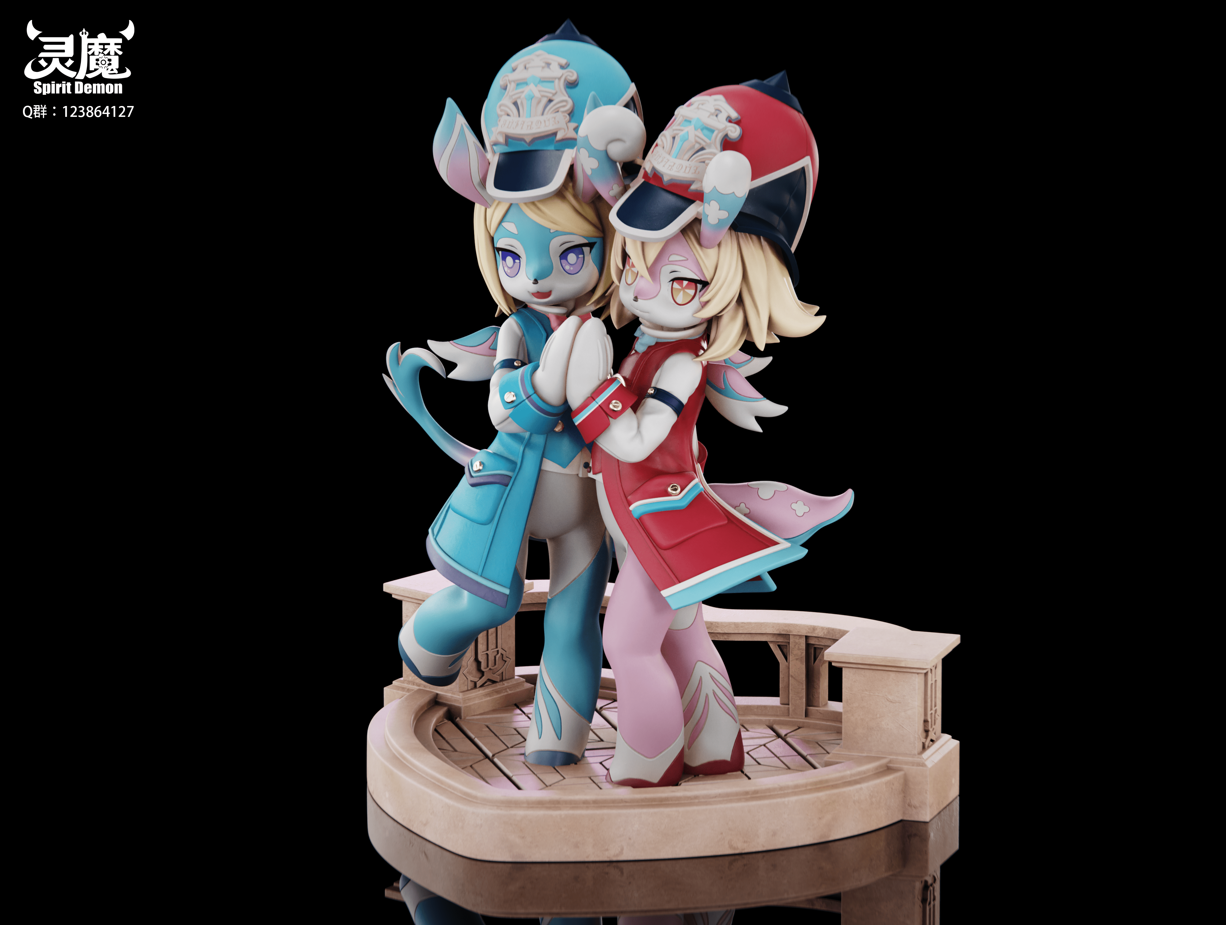 Spirit Demon Studio - Genshin Impact Melusine Oufini & Aibel