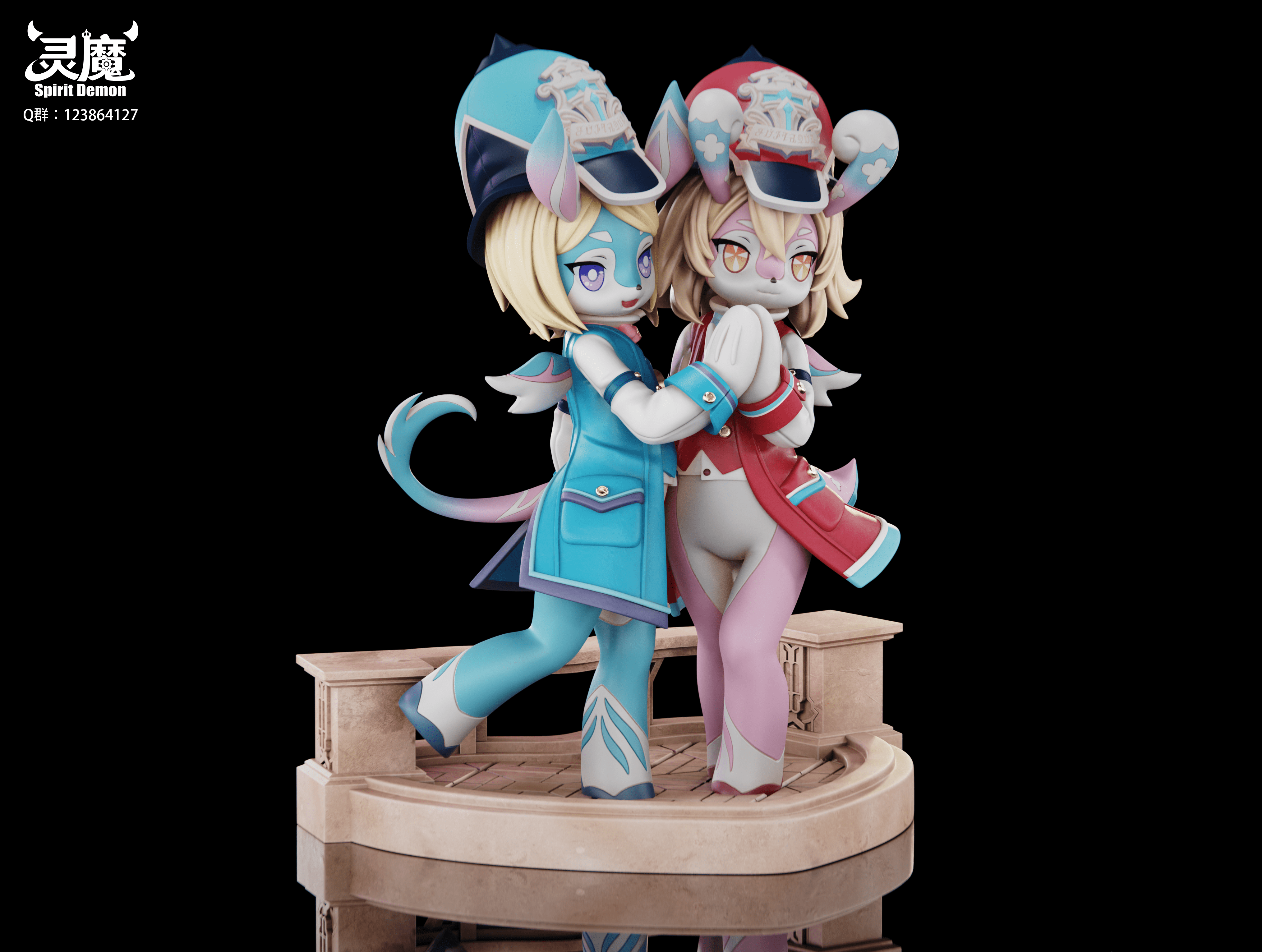 Spirit Demon Studio - Genshin Impact Melusine Oufini & Aibel