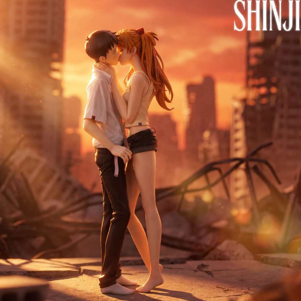 Star Origin Studio - Asuka Langley Sohryu X Shinji Ikari Neon Genesis Evangelion