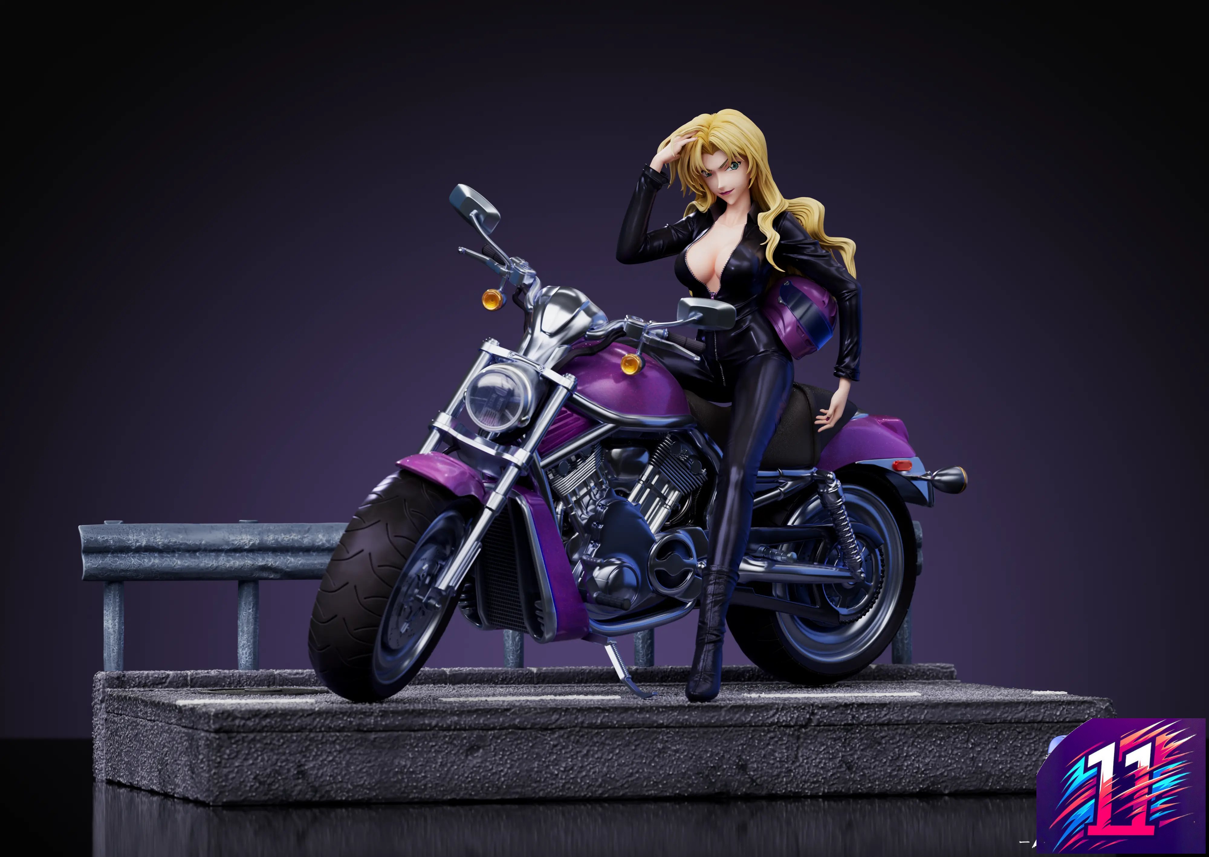Strange Thief Studio - Motorcycle Vermouth Detective Conan