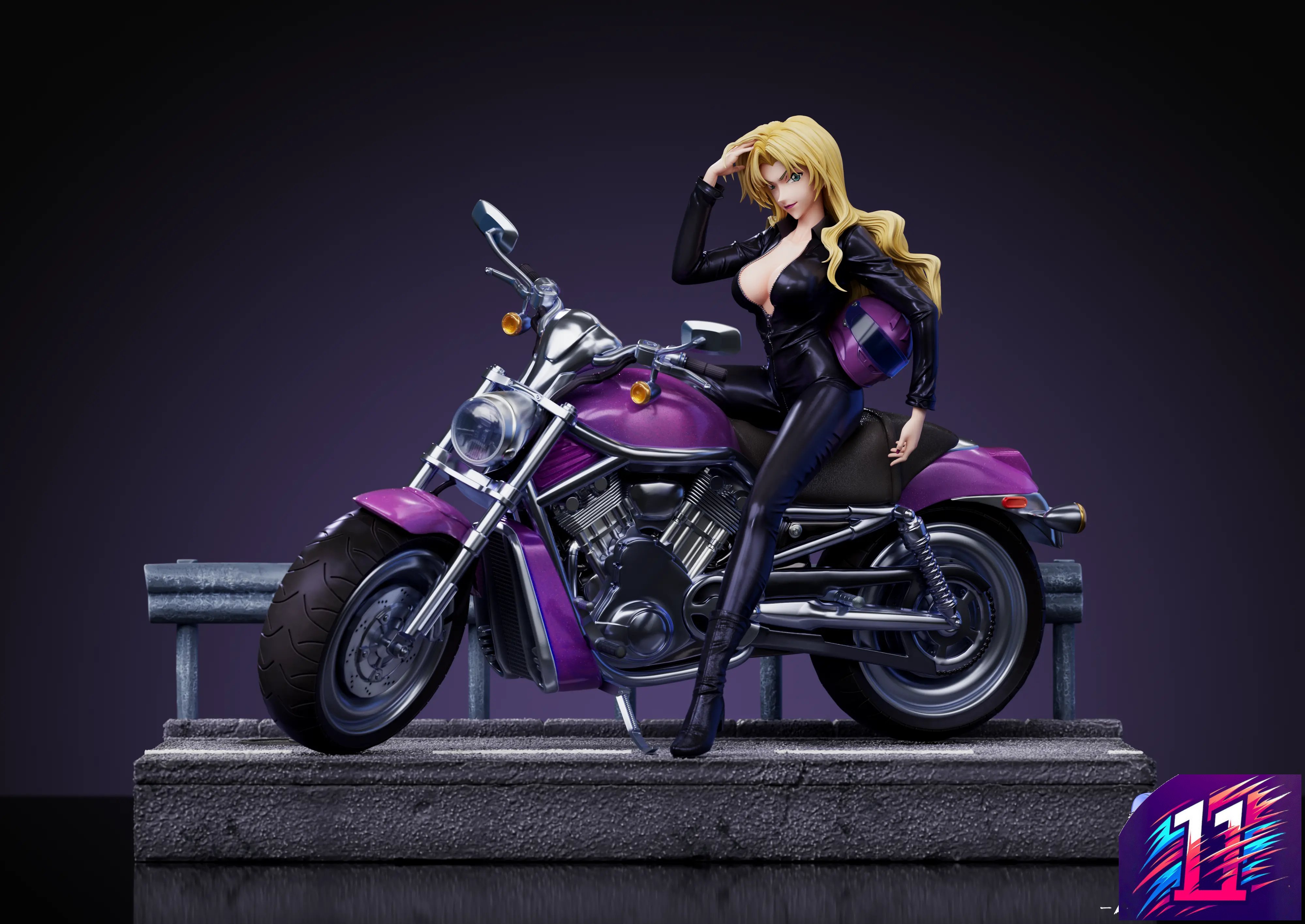 Strange Thief Studio - Motorcycle Vermouth Detective Conan