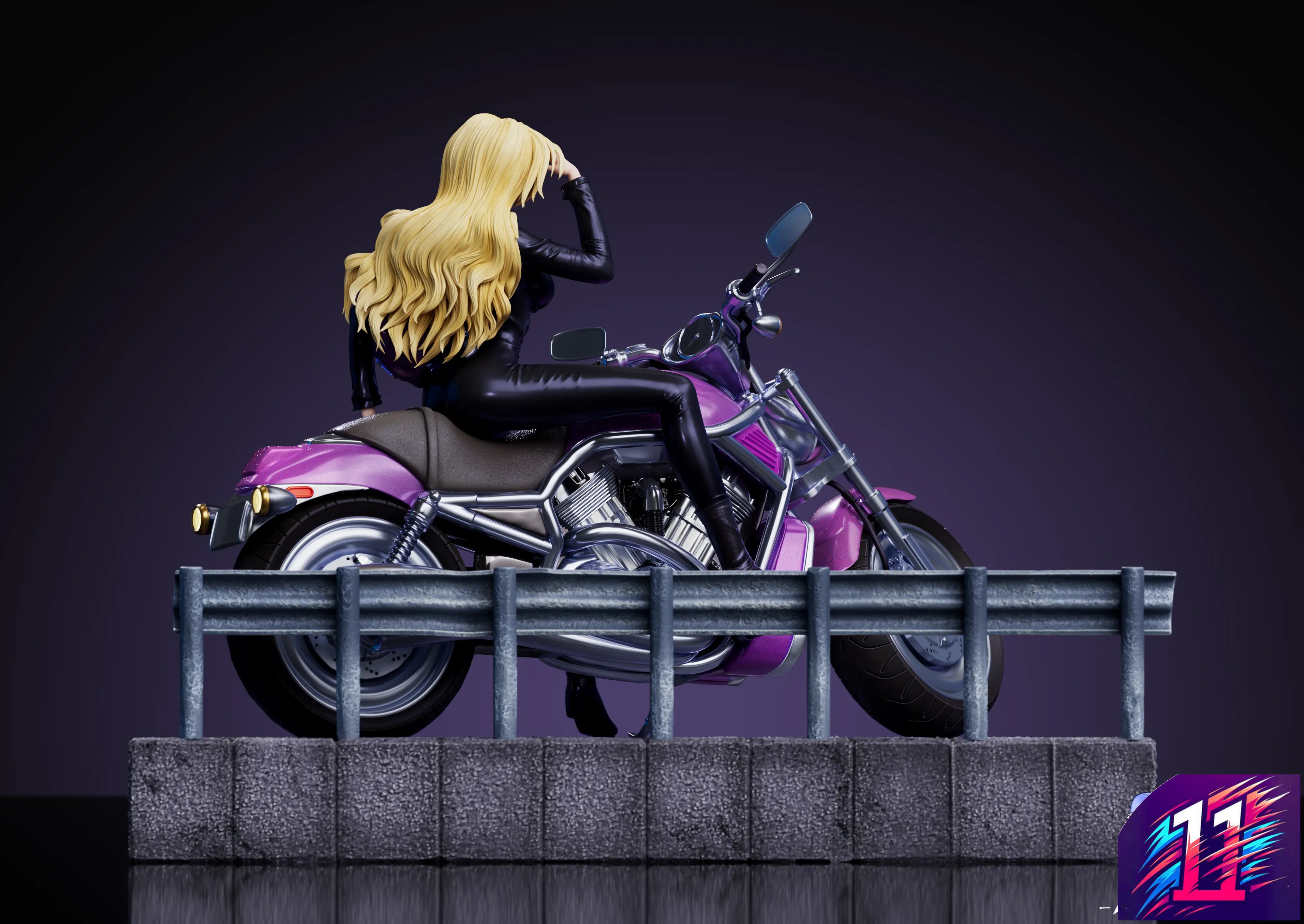 Strange Thief Studio - Motorcycle Vermouth Detective Conan