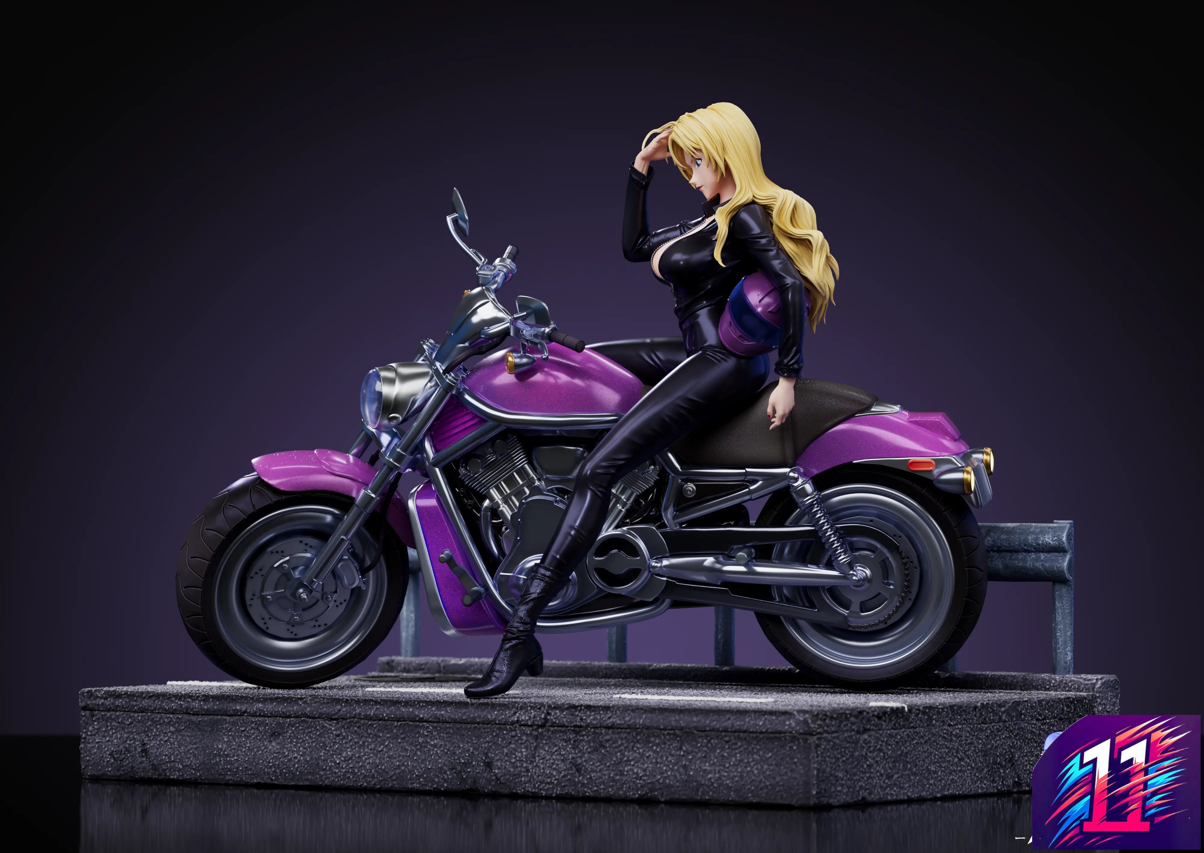Strange Thief Studio - Motorcycle Vermouth Detective Conan