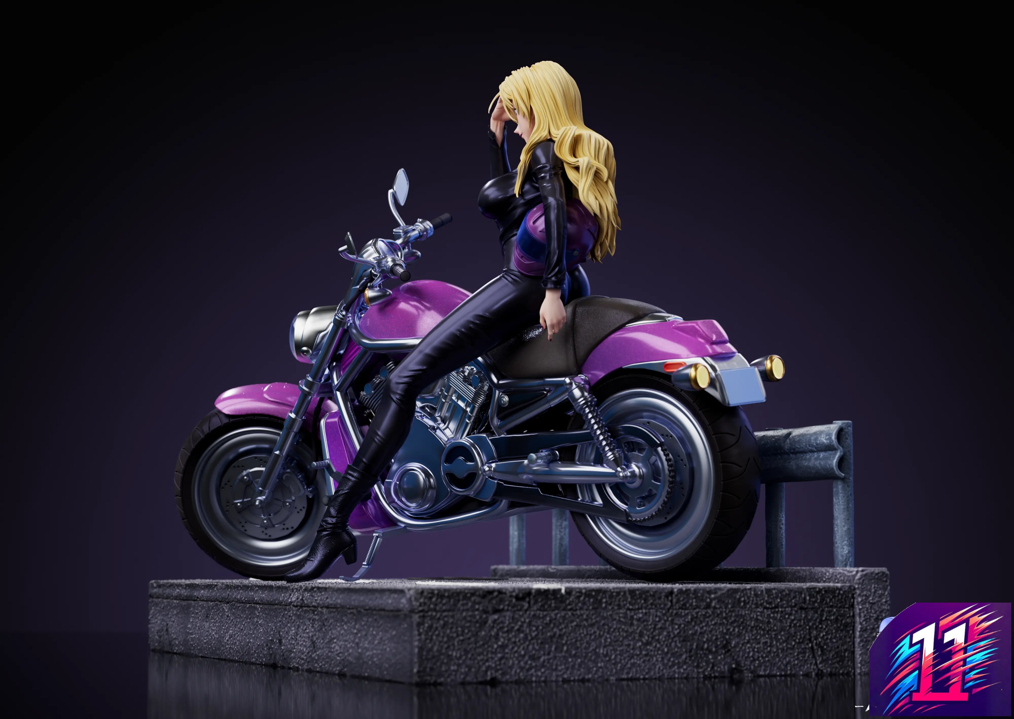 Strange Thief Studio - Motorcycle Vermouth Detective Conan