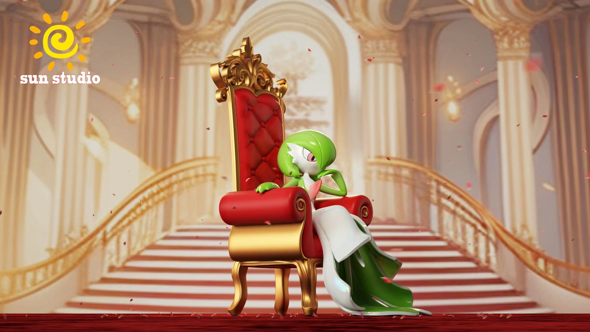 Sun Studio - Pok??mon Gardevoir on the throne
