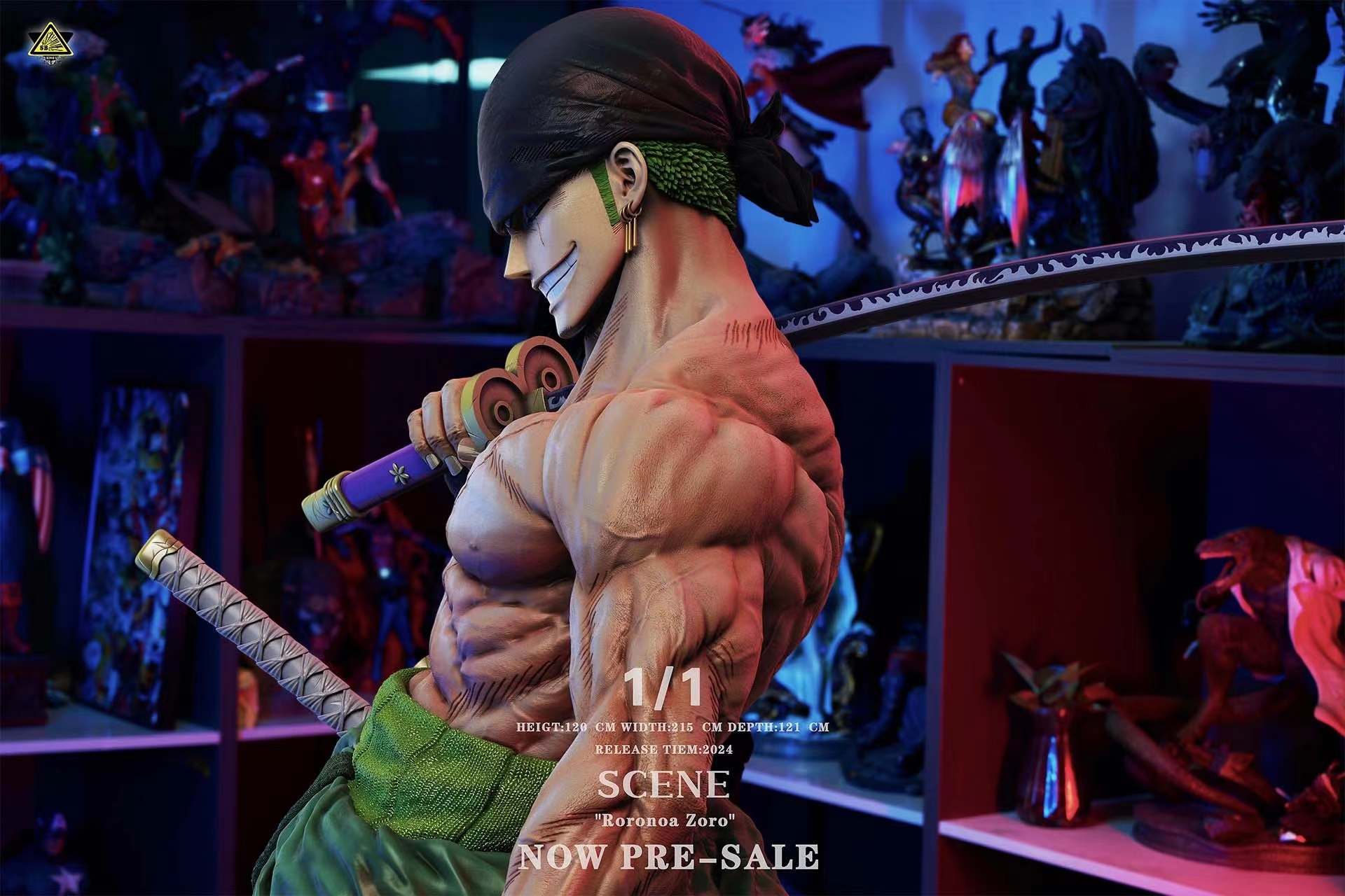 Super Bomb Studio - One Piece 1/1 Zoro Staue