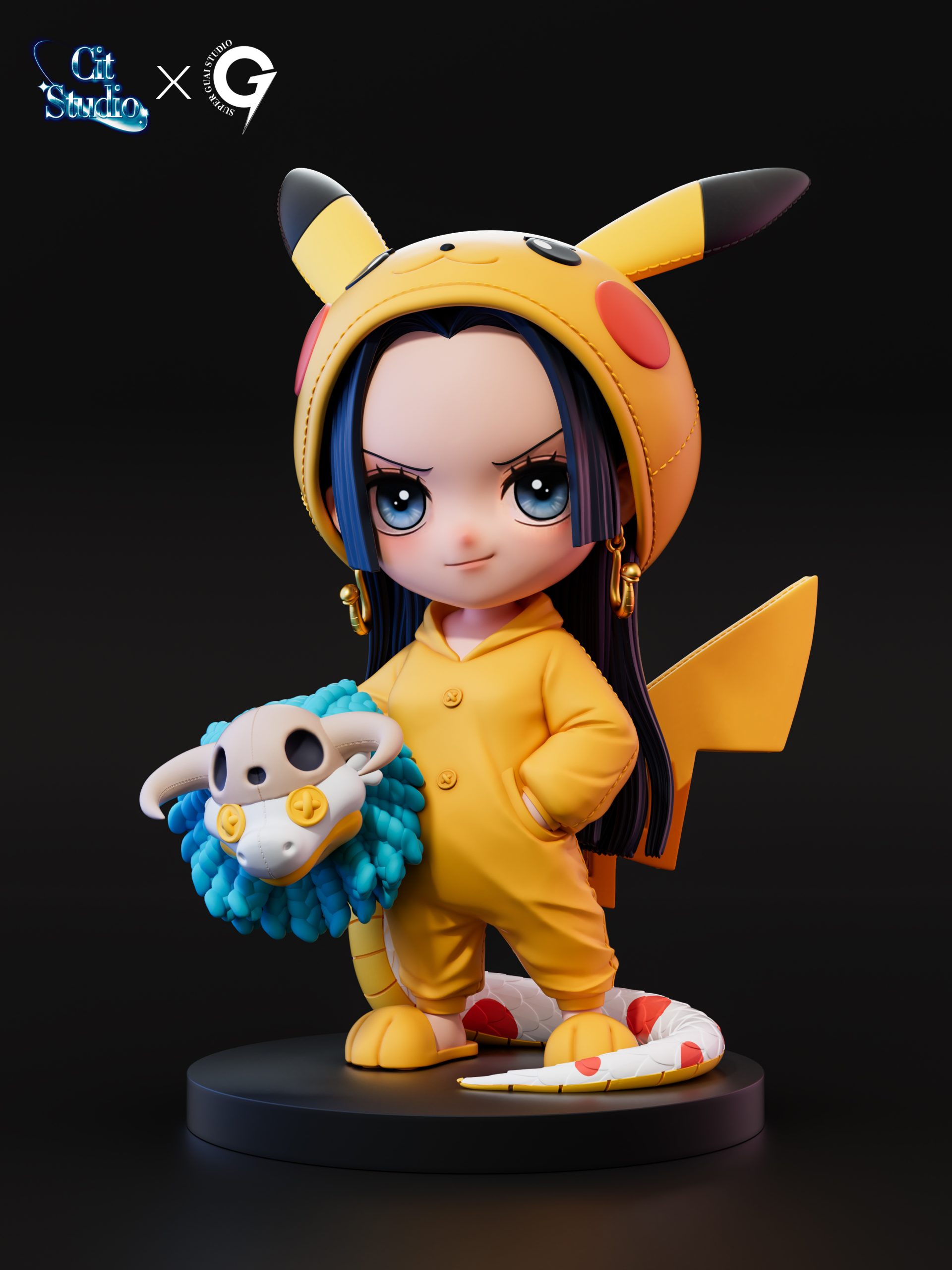 Super Guai Studio One Piece Pikachu Boa Hancock