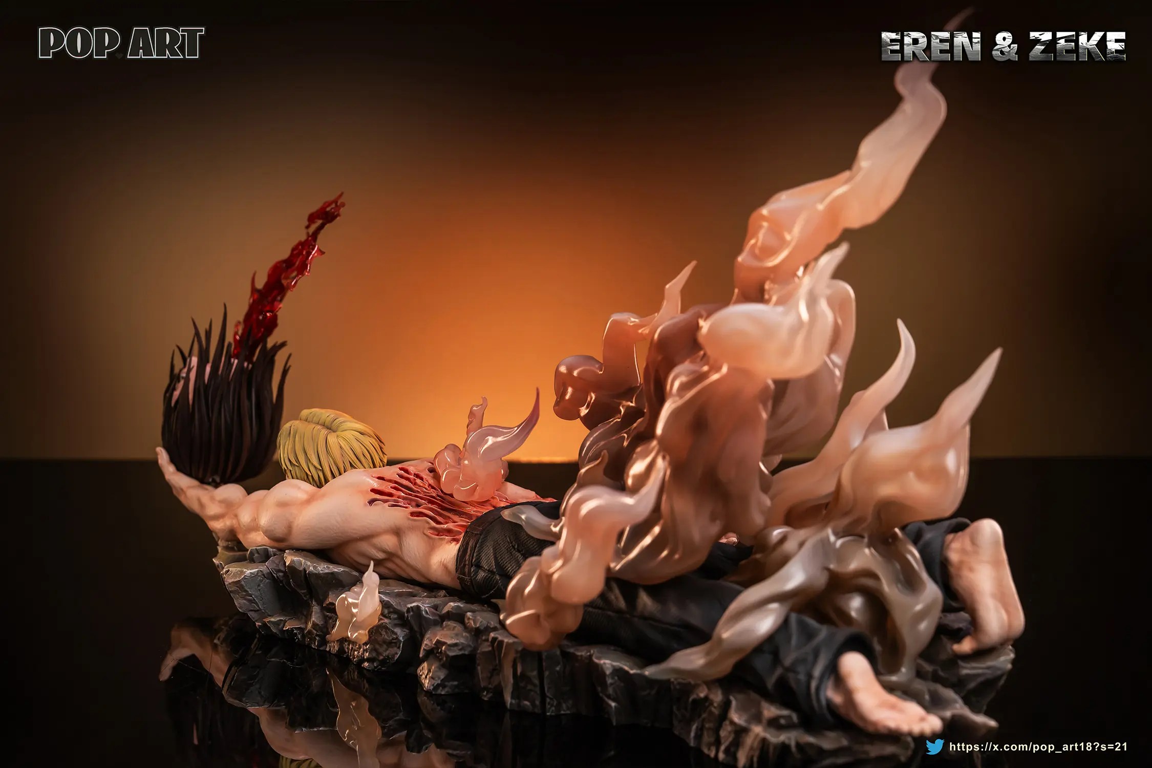 POP.ART Studio - Attack on Titan Catch The Head Eren & Zeke