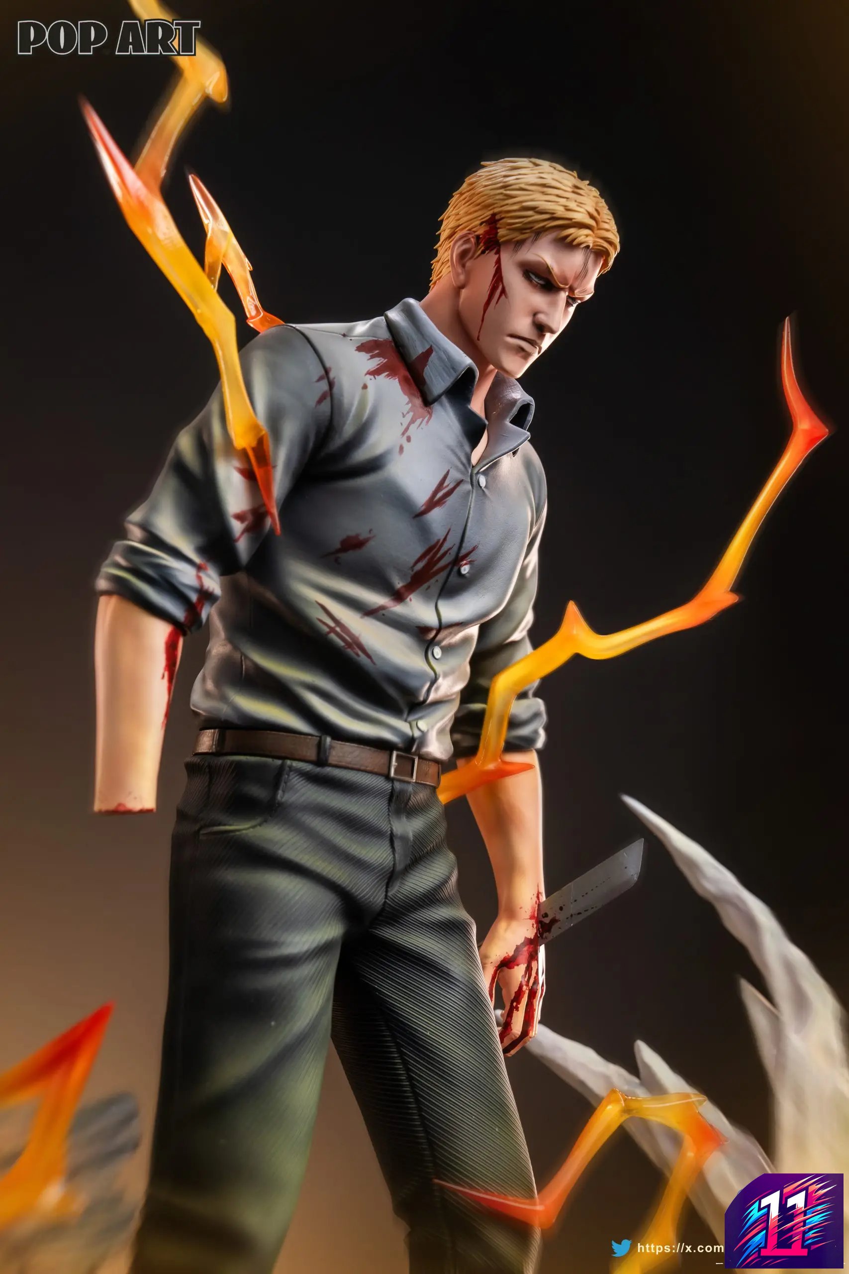 POP.ART Studio - Character Arc #003 Reiner Braun X Bertolt Hoover Attack on Titan