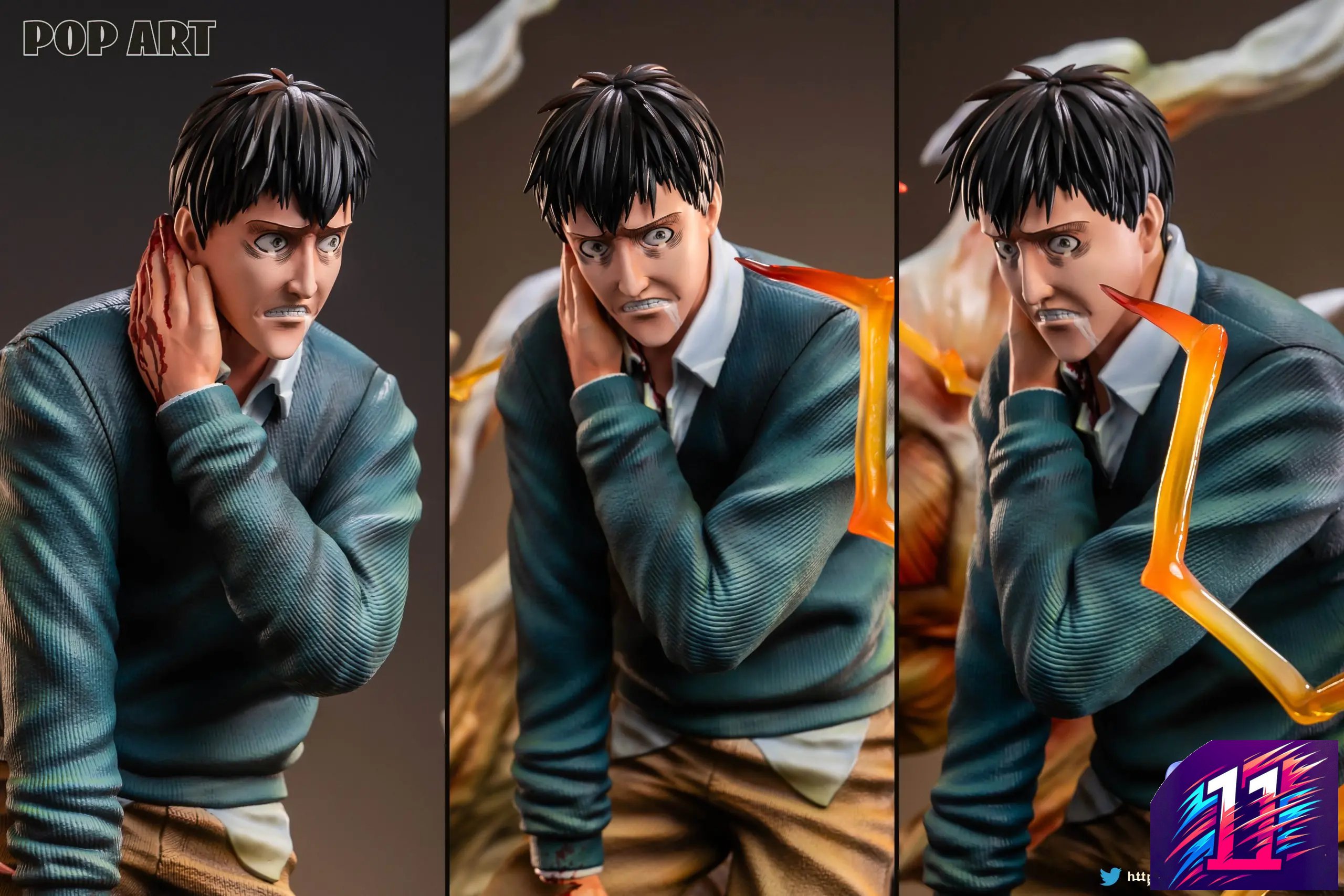 POP.ART Studio - Character Arc #003 Reiner Braun X Bertolt Hoover Attack on Titan