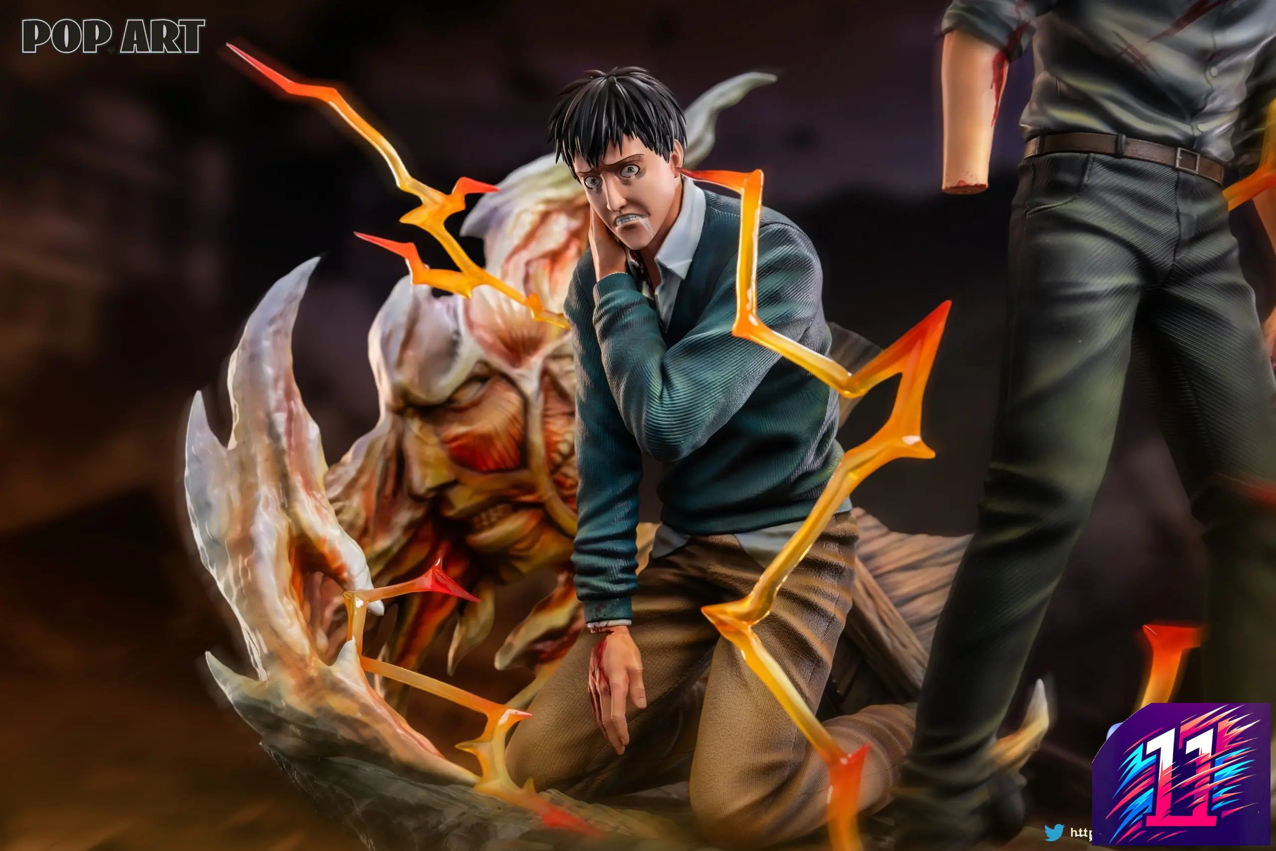 POP.ART Studio - Character Arc #003 Reiner Braun X Bertolt Hoover Attack on Titan