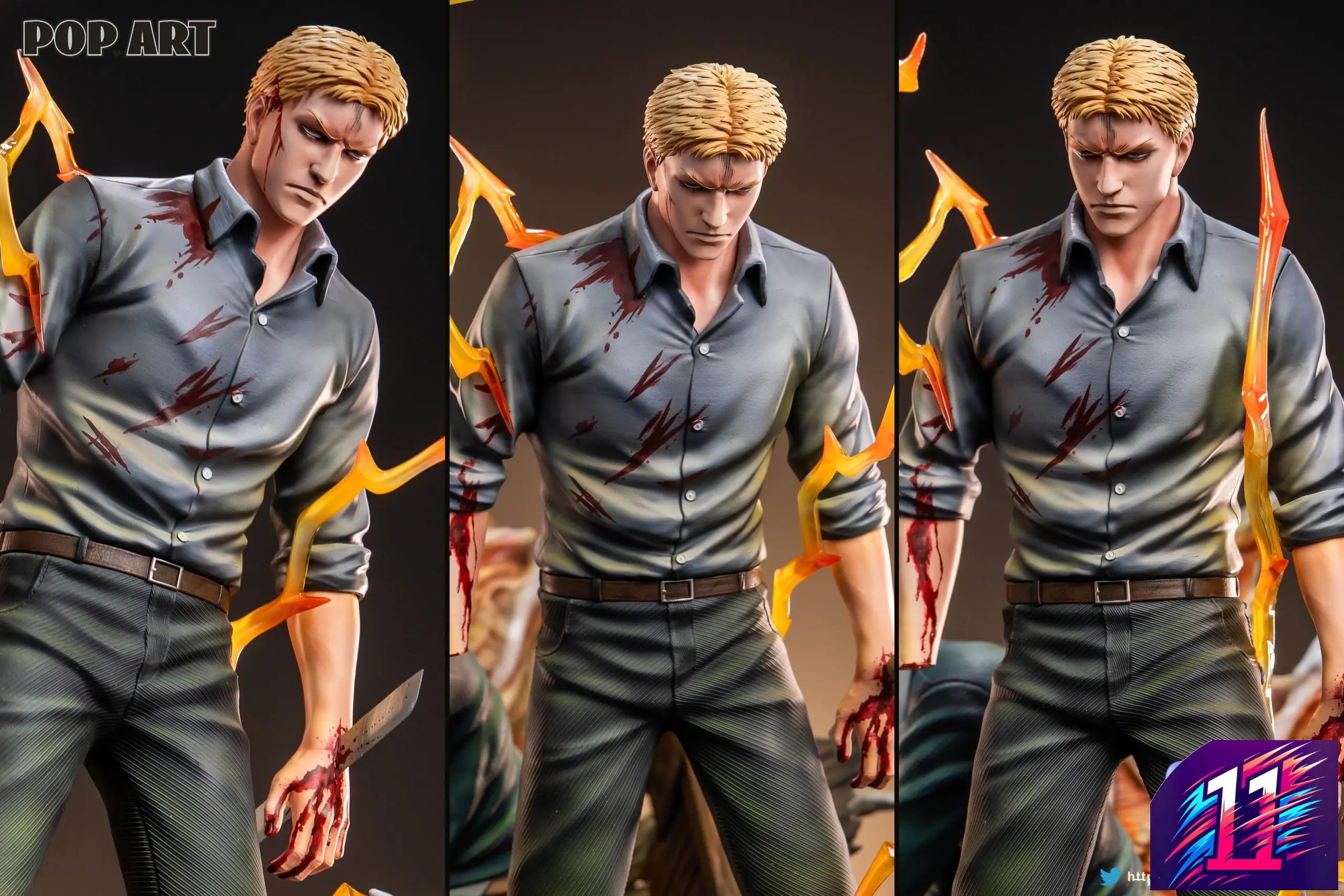 POP.ART Studio - Character Arc #003 Reiner Braun X Bertolt Hoover Attack on Titan