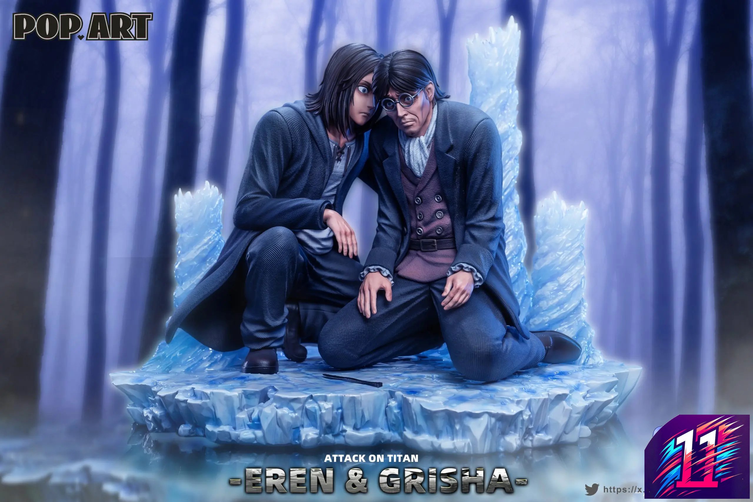 POP.ART Studio - Eren X Grisha Attack on Titan