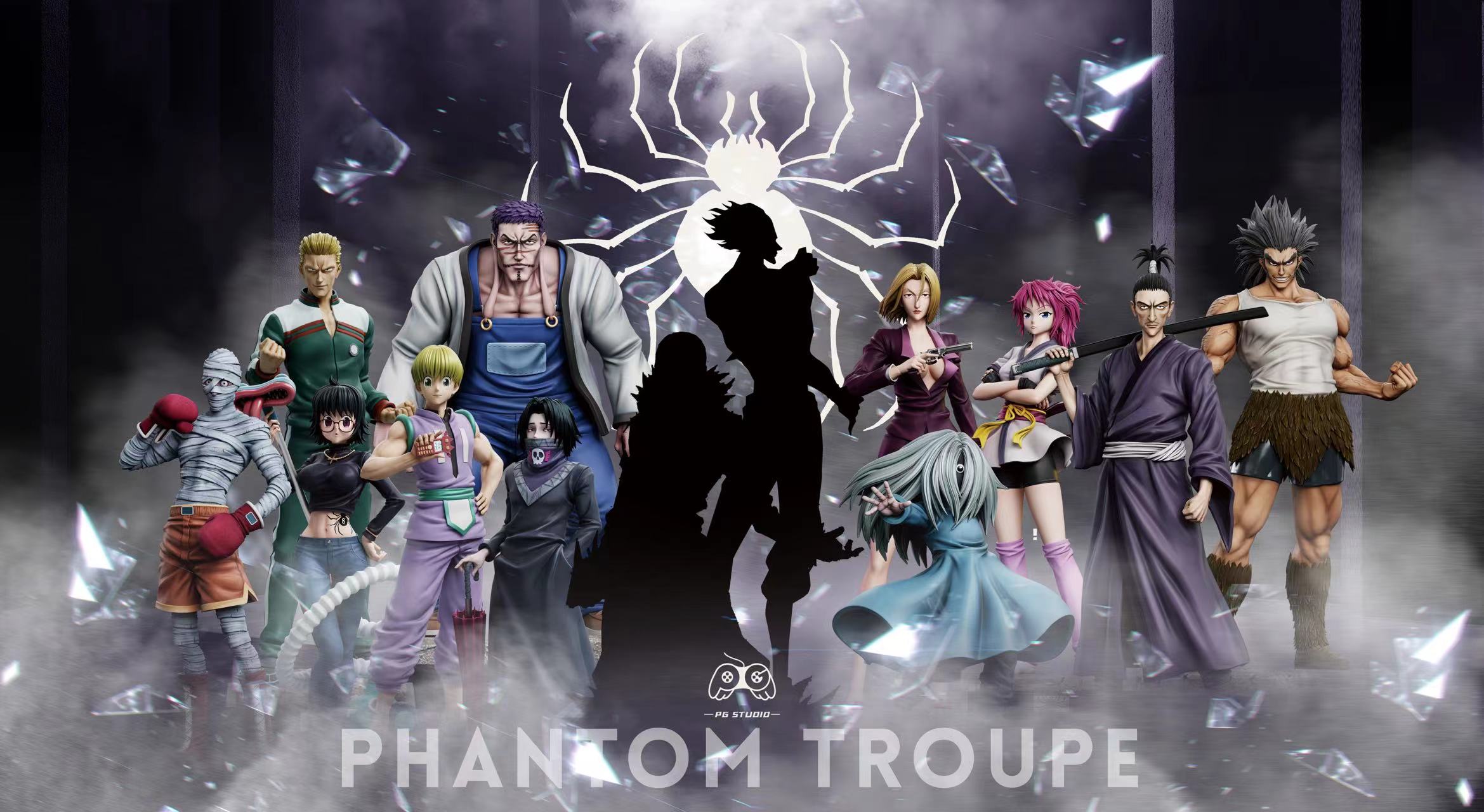 PG Studio - Hunter × Hunter Phantom Troupe #5 Nobunaga Hazama & Uvogin & Franklin