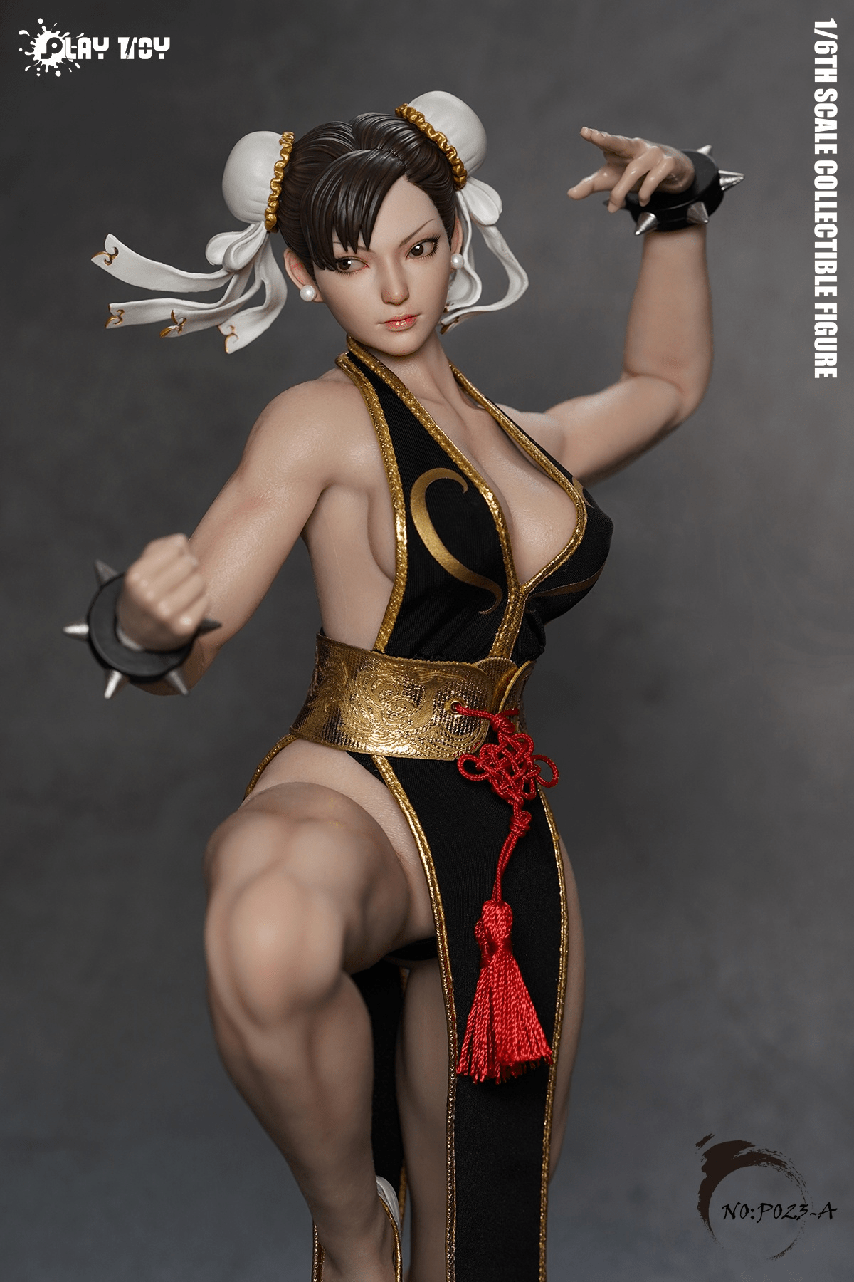 PLAY TOY Studio - Street Fighter 1/6 Chun-Li 2.0 P023A Black & P023B Blue (Licenced)