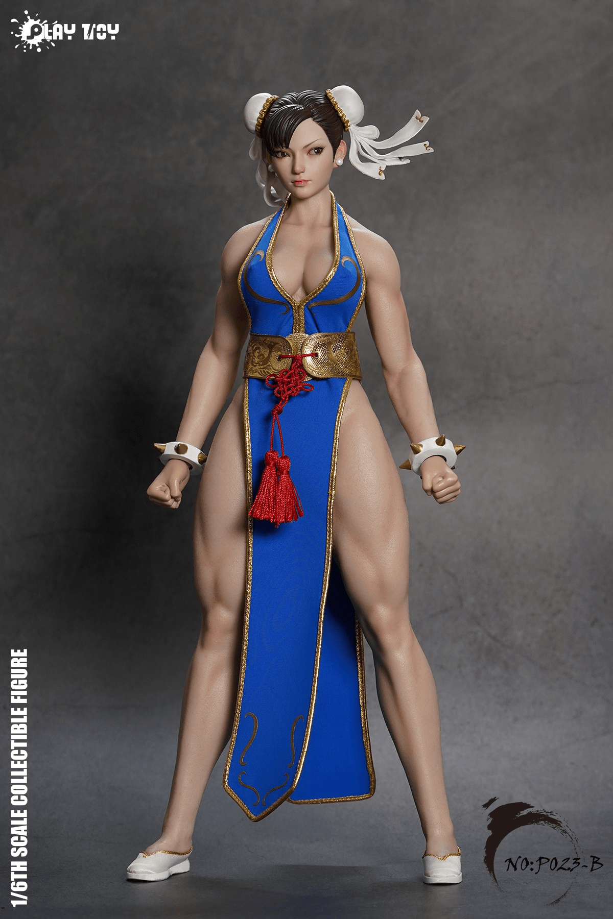 PLAY TOY Studio - Street Fighter 1/6 Chun-Li 2.0 P023A Black & P023B Blue (Licenced)