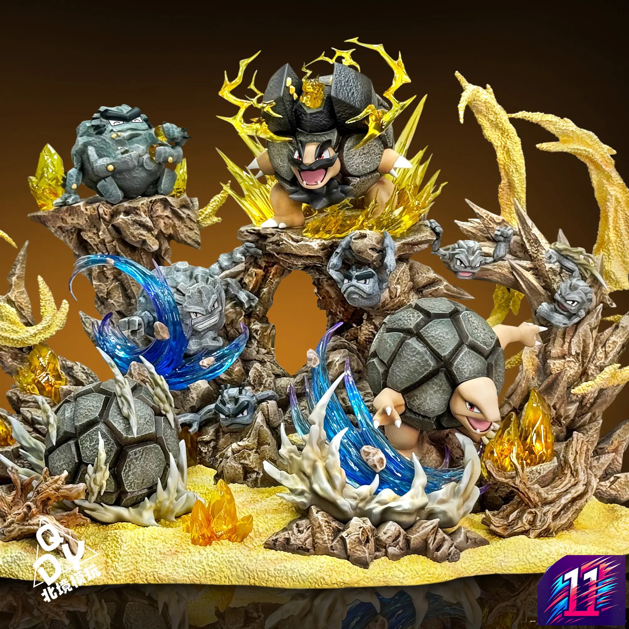PPAP Studio - Golem Family Evolution Set Pokémon