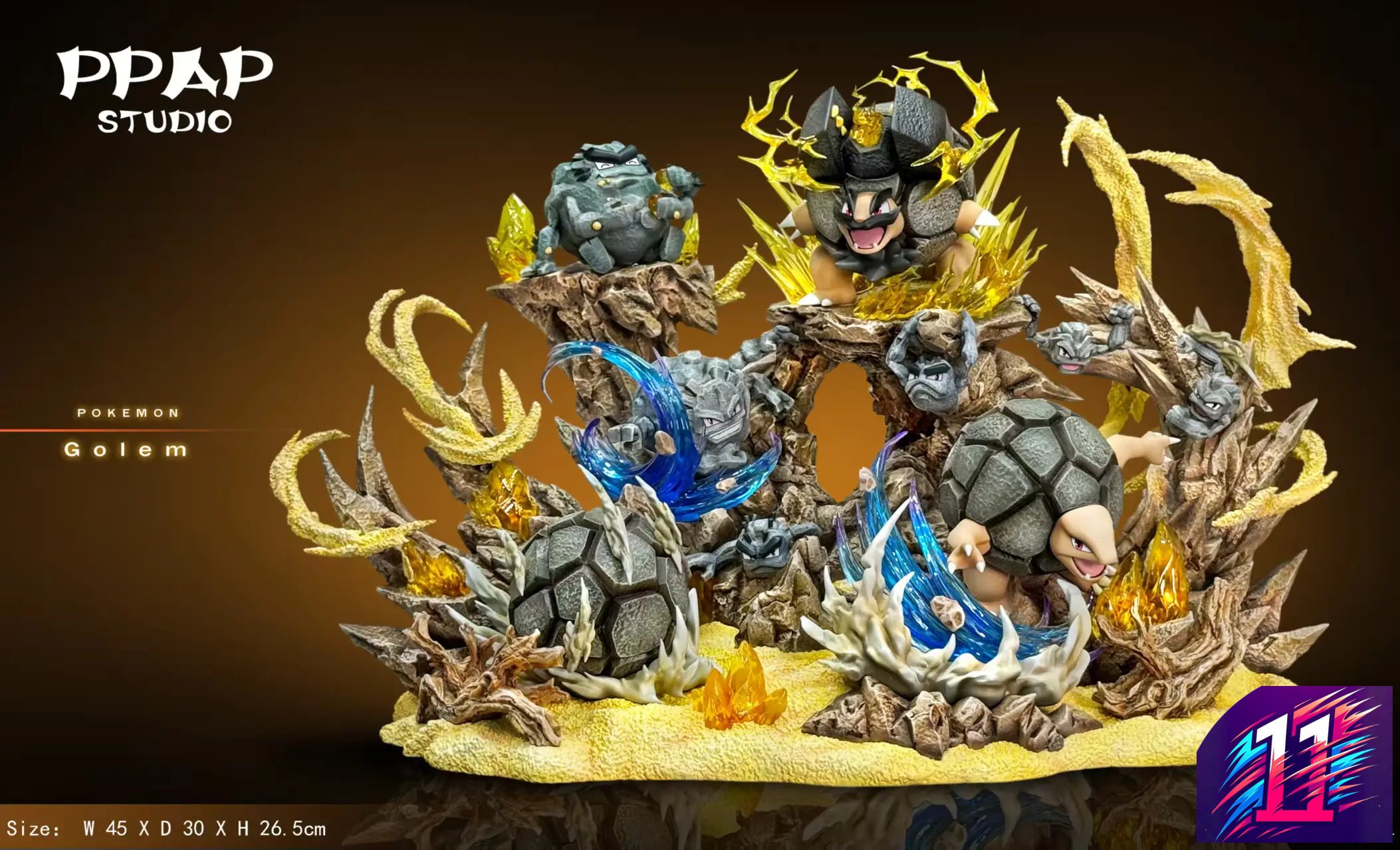 PPAP Studio - Golem Family Evolution Set Pokémon