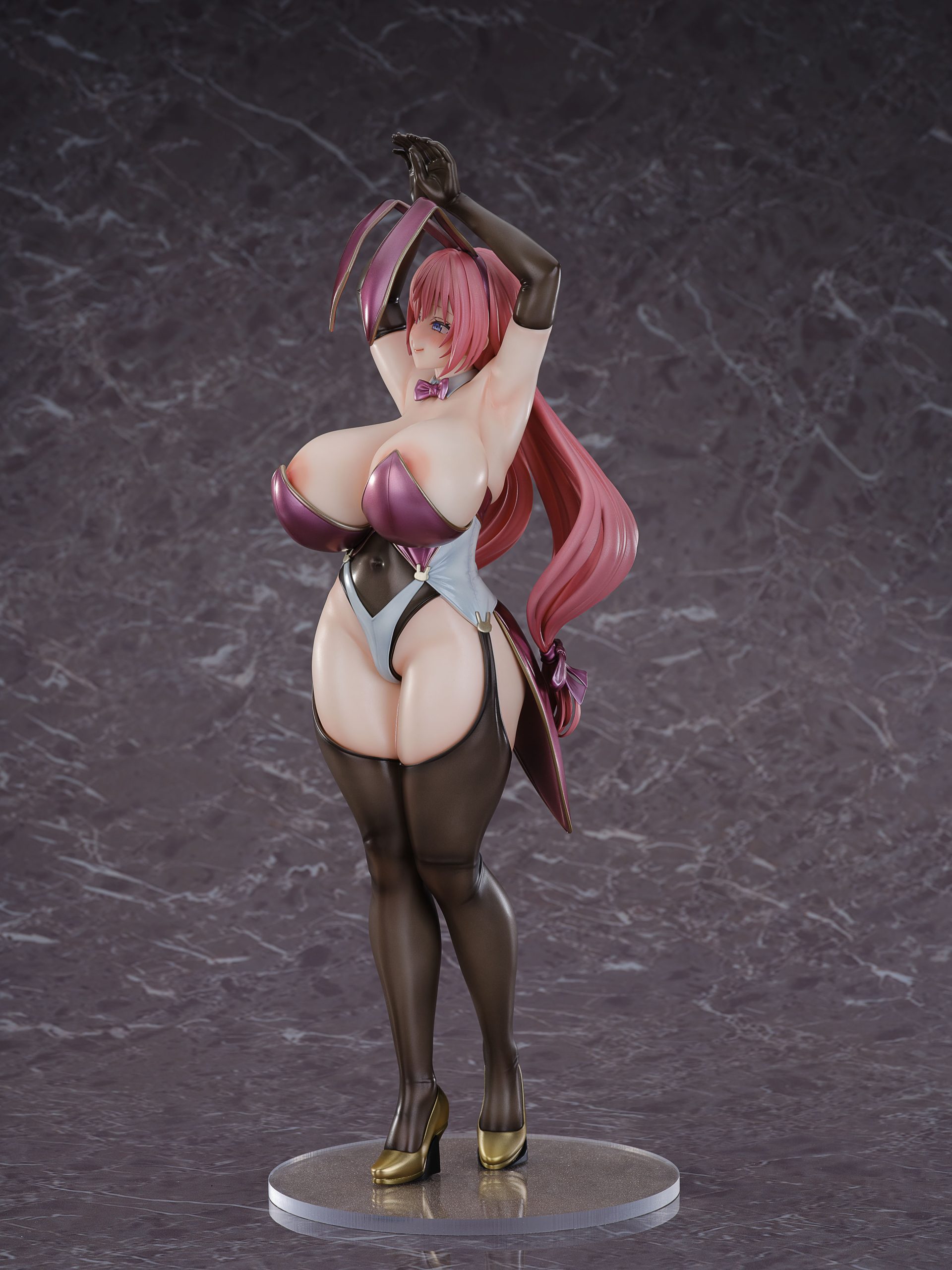 PURE Studio & OEKAKIZUKI 1/5 Scale Bar Bunny (Pink)