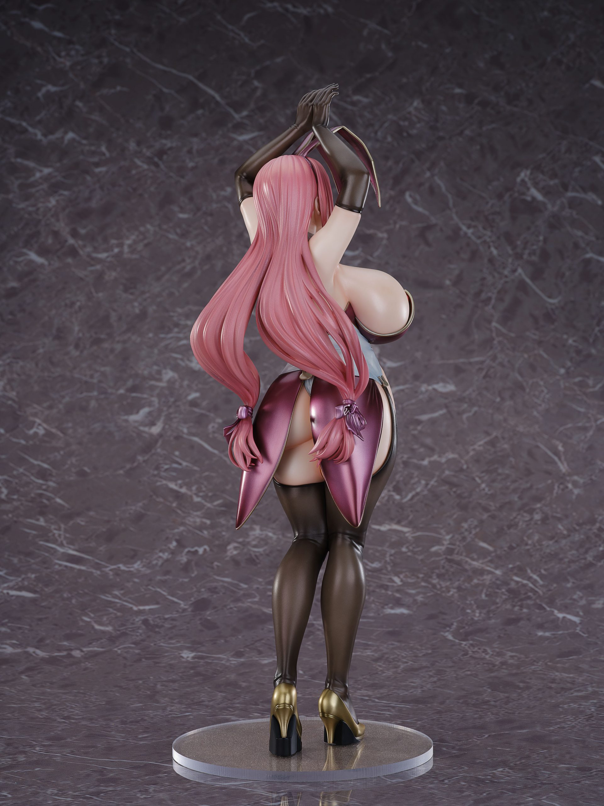 PURE Studio & OEKAKIZUKI 1/5 Scale Bar Bunny (Pink)