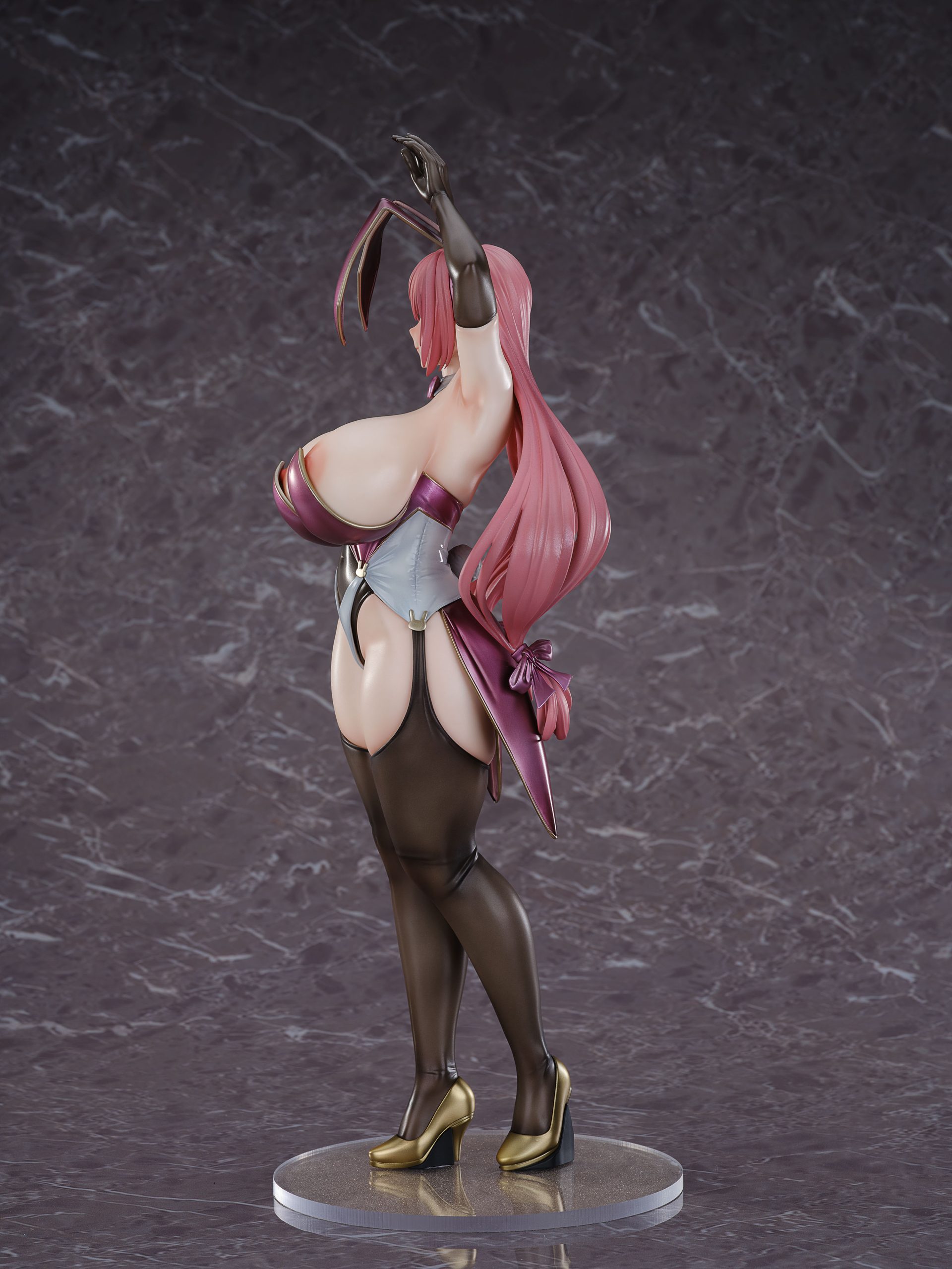PURE Studio & OEKAKIZUKI 1/5 Scale Bar Bunny (Pink)